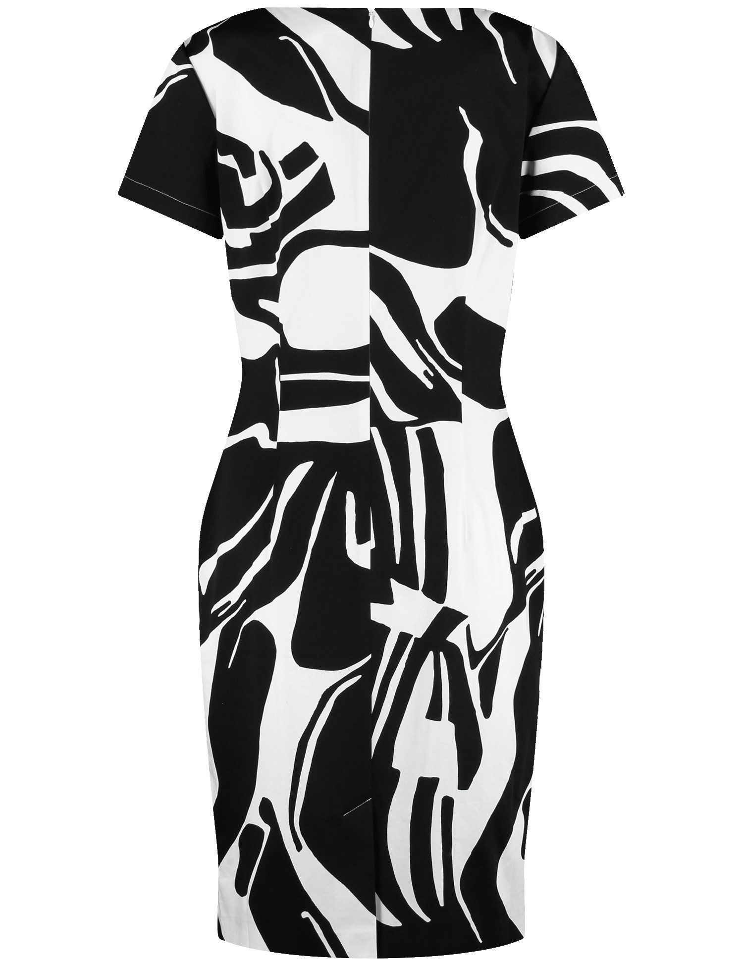 GERRY WEBER A-Linien-Kleid Gemustertes Etuikleid mit Stretchkomfort günstig online kaufen