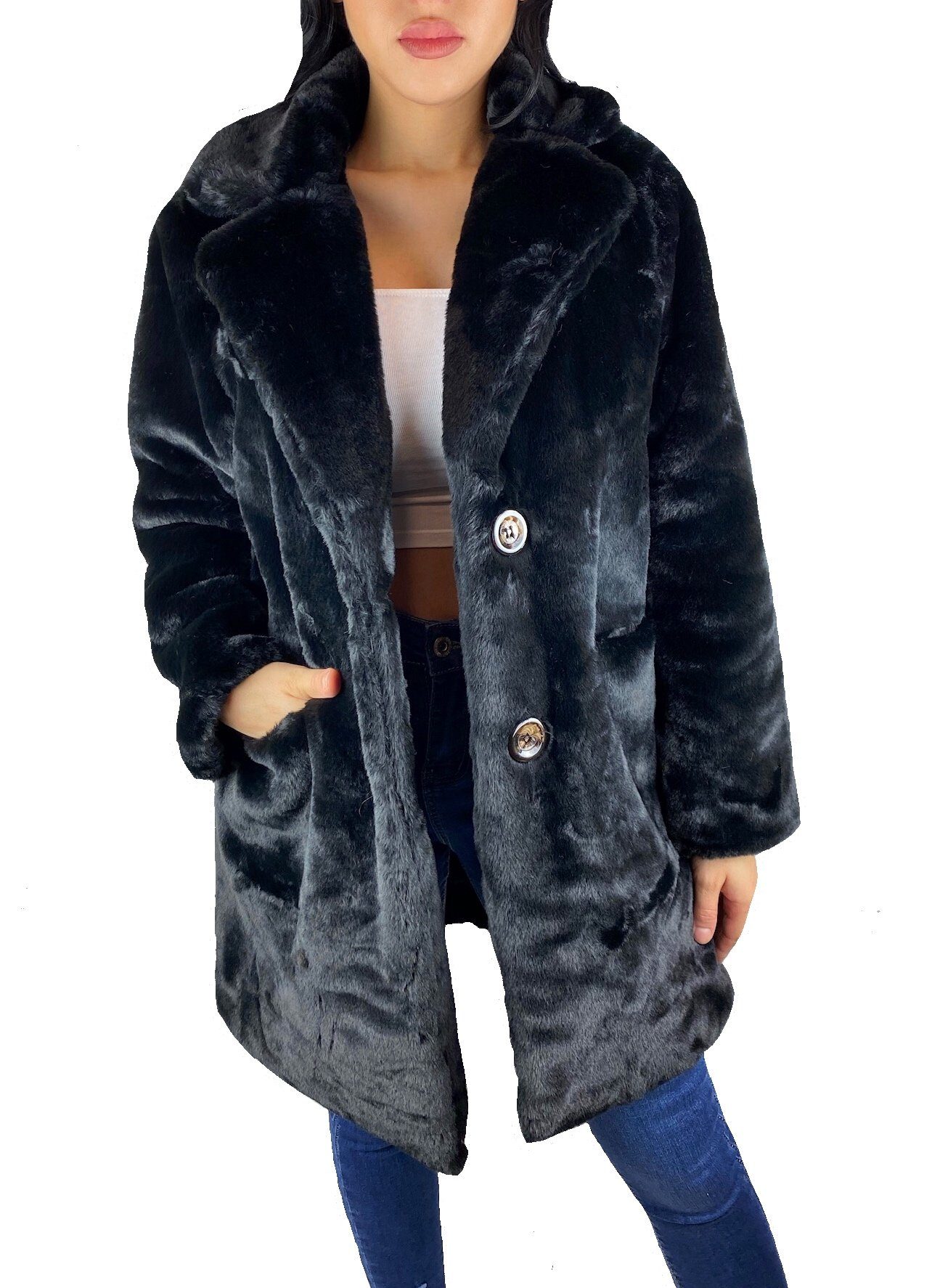 Worldclassca Fellimitatmantel Worldclassca DAMEN PARKA WINTER günstig online kaufen