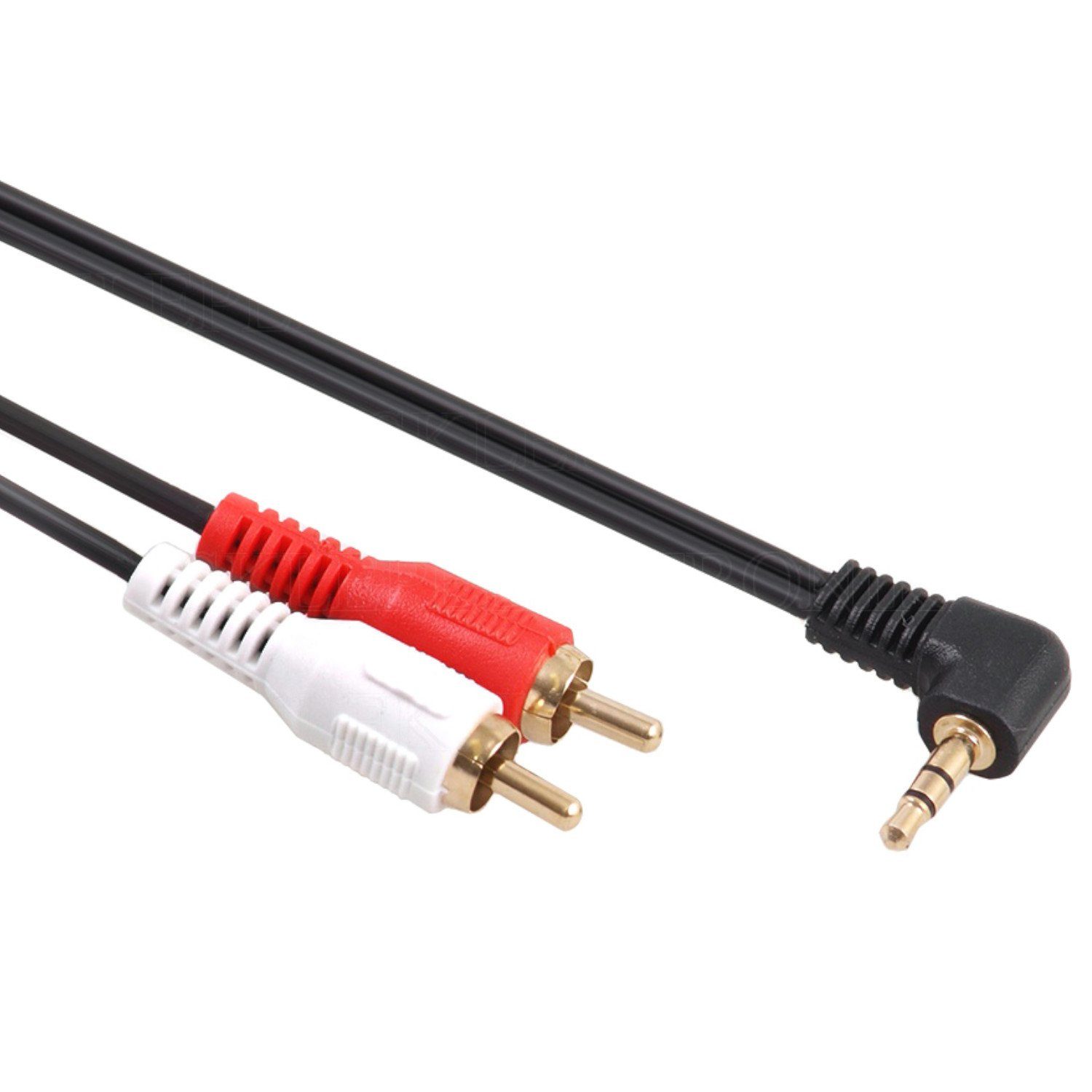 Maclean Audio-Kabel, Cinch, 3,5-mm-Klinke (100 cm), Cinch-Stecker, RCA auf  Klinkenstecker, AUX
