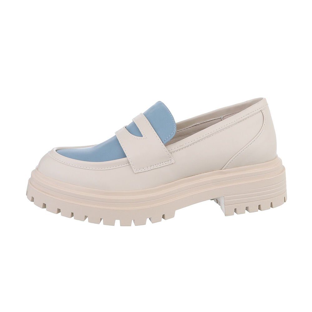 Damen Mokassins Freizeit Slipper