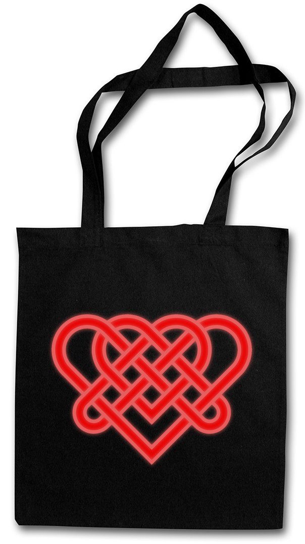 Beuteltasche Celtic Knot Logo Sign XI Stofftasche Kelten Tribal Knoten Keltisch