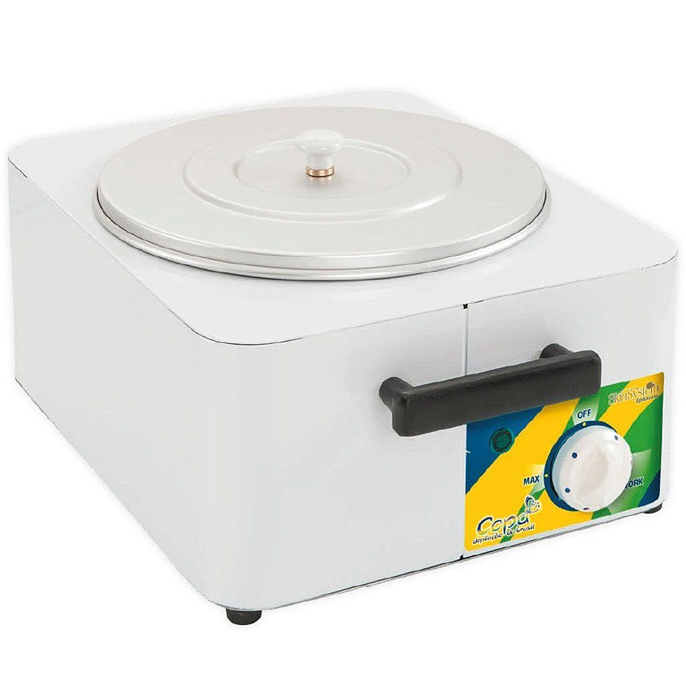 Kosmetex Körperrasierer Brasil Copa Wachserhitzer für 3 kg, Kosmetex Erwärmer für Brasilwax, Wachsperlen, Taler, Wachsblöcke