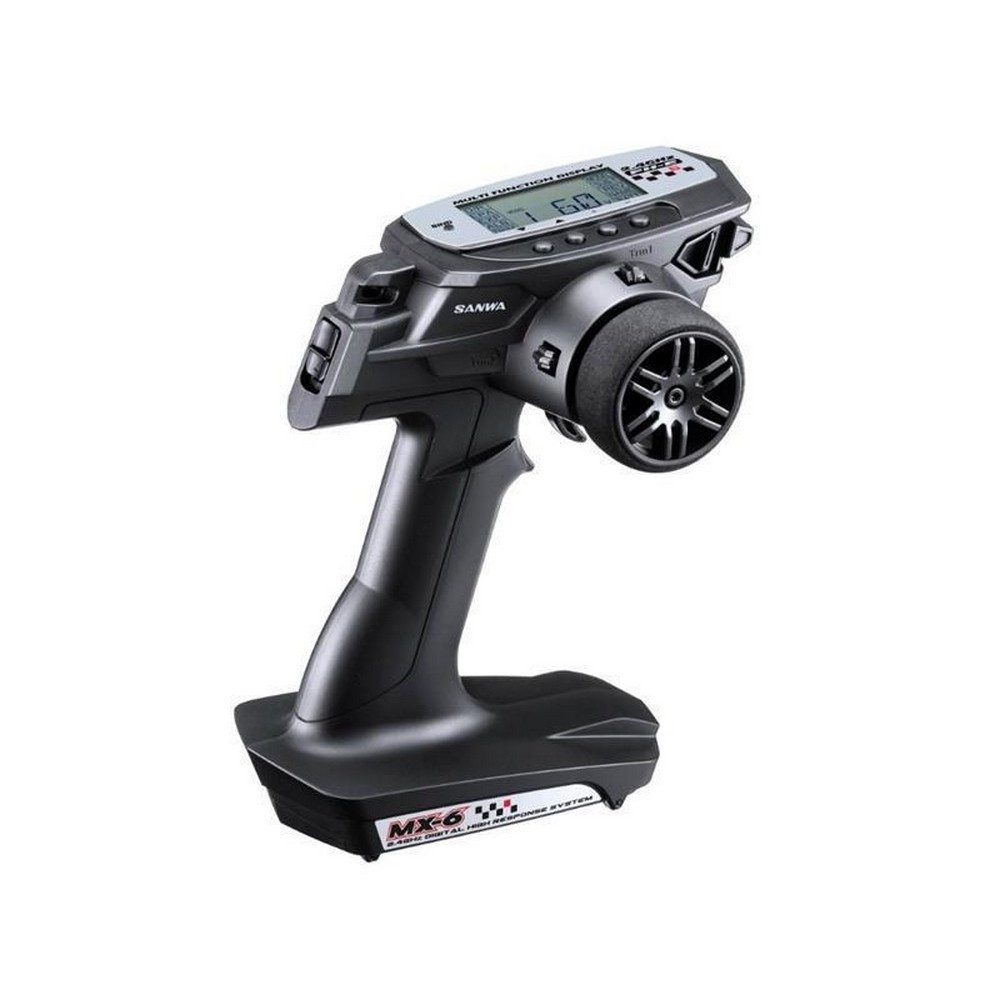 Sanwa Modellbausatz MX-6 DRY 1x RX-391W(waterproof Empfänger)/ohne Servos/TX/RX 101A32571A