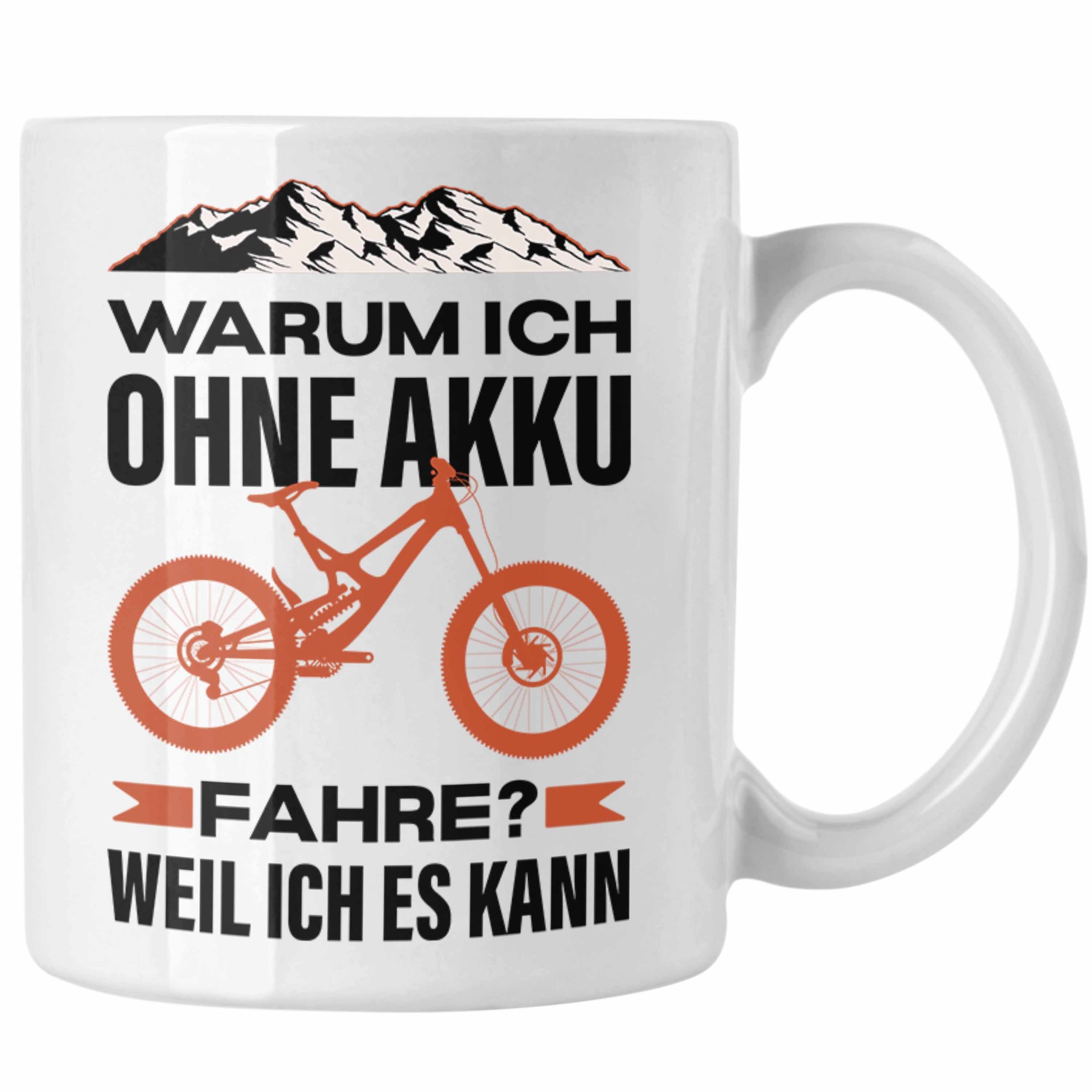 Spruch Radfahrer Rennrad Tasse Geschenkidee - Fahrradfahrer Weiss Lustig Tasse Mountainbike Trendation mit Geschenk Trendation