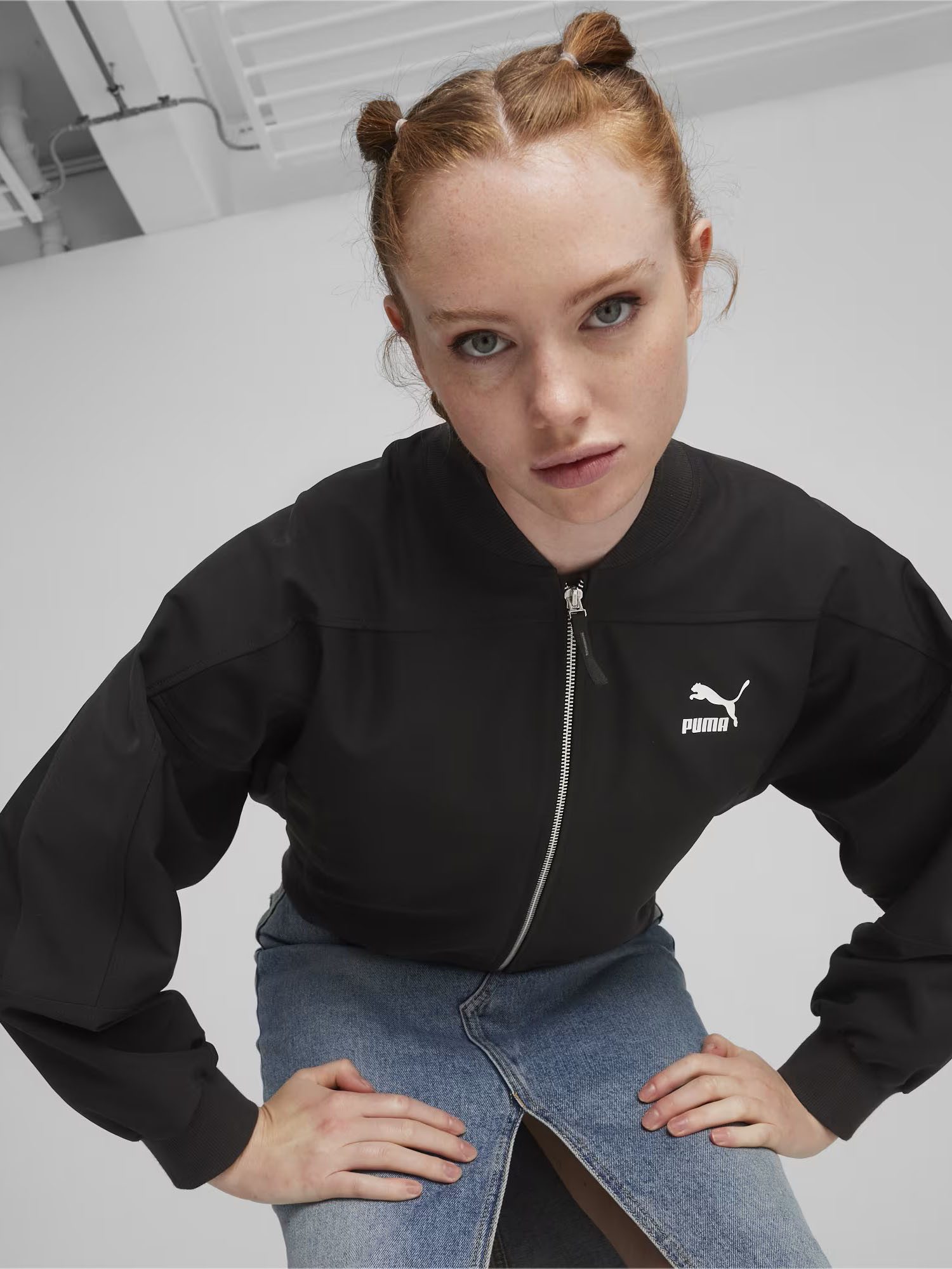 PUMA Bomberjacke Puma Classics Shiny Bomber Jacket