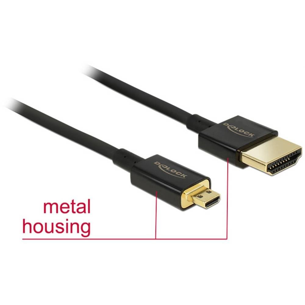 Delock Kabel High Speed HDMI mit Ethernet - HDMI-A Stecker > HDMI 85119 HDMI-Kabel