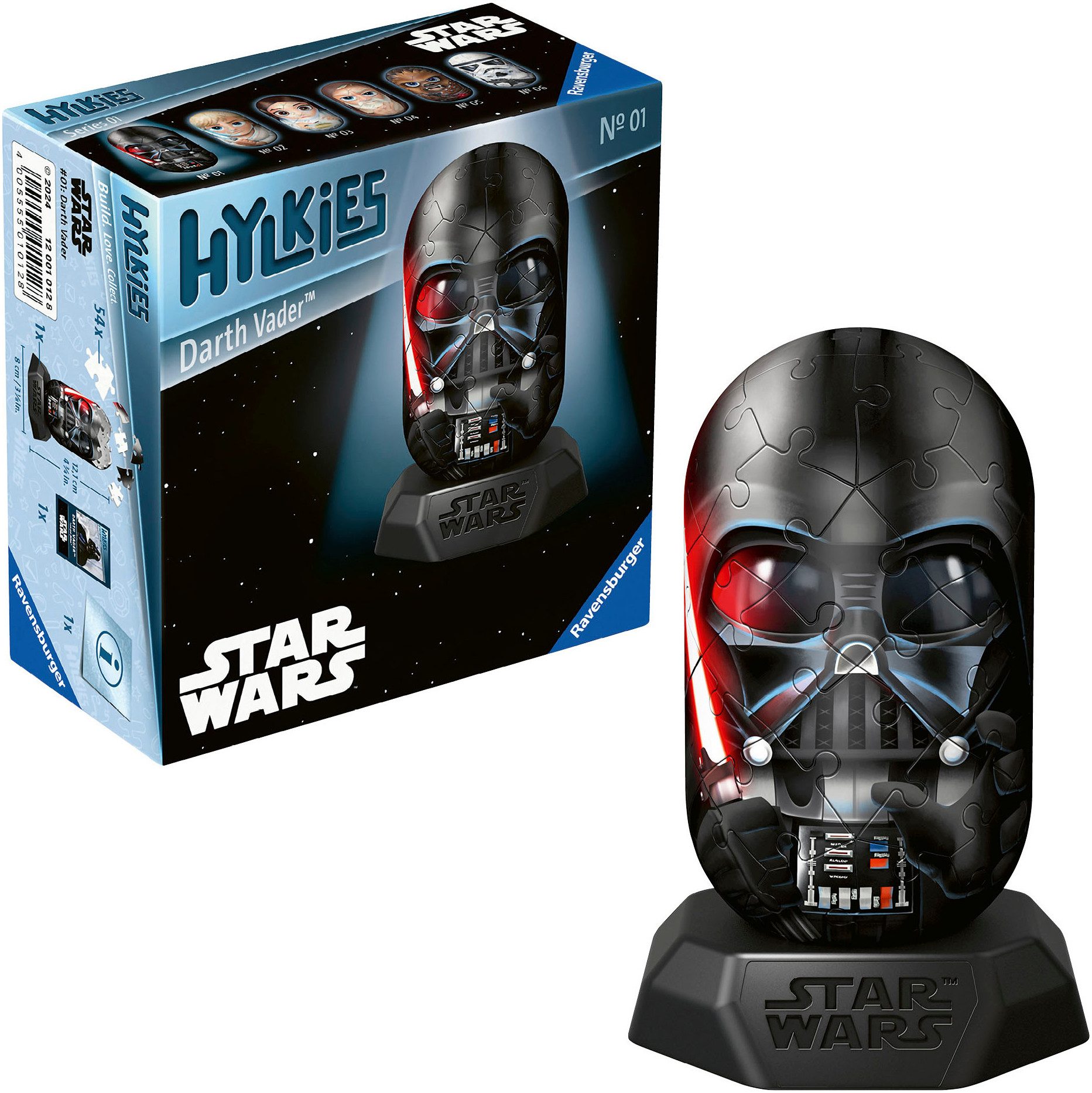 Ravensburger 3D-Puzzle Star Wars Hylkies Sammelfigur #01 Darth Vader, 54 Pu günstig online kaufen