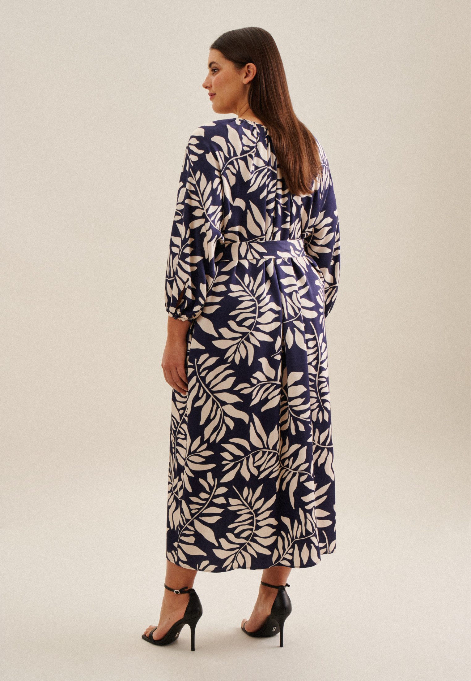 seidensticker Sommerkleid Schwarze Rose 3/4-Arm Rundhals günstig online kaufen