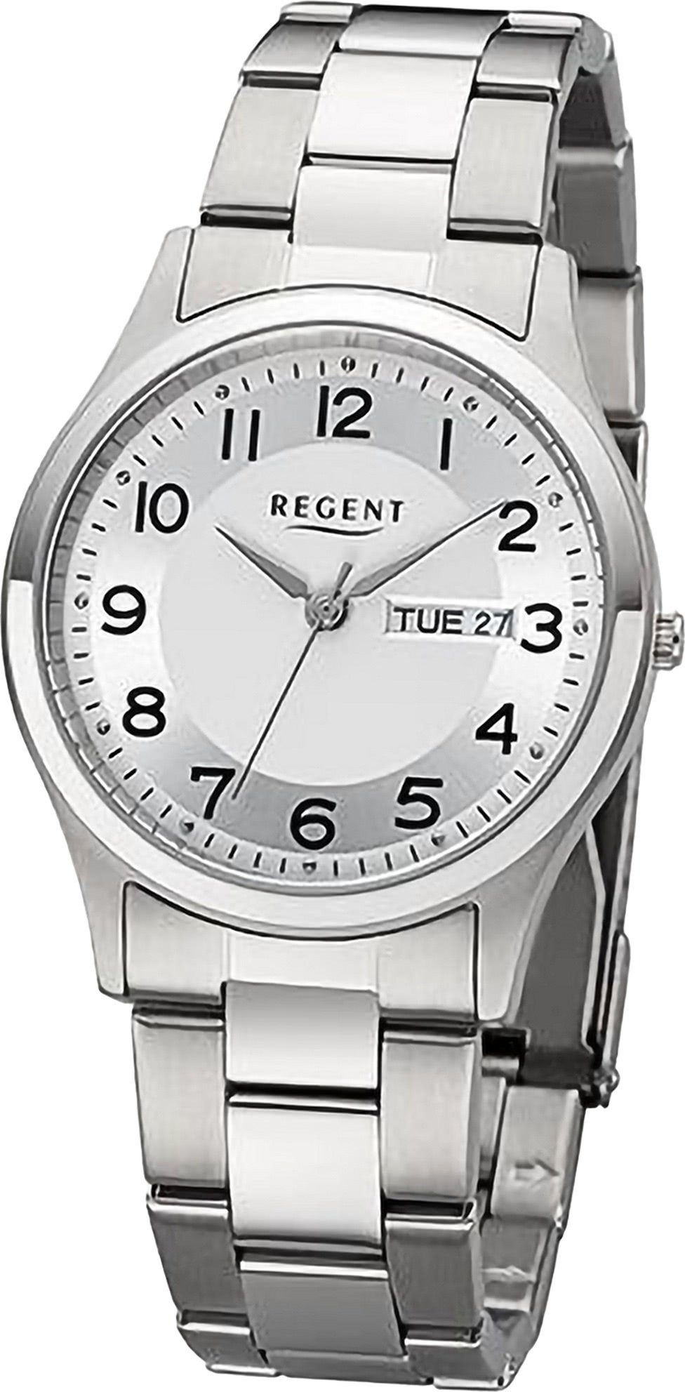 Quarzuhr Regent Herren Armbanduhr Analog