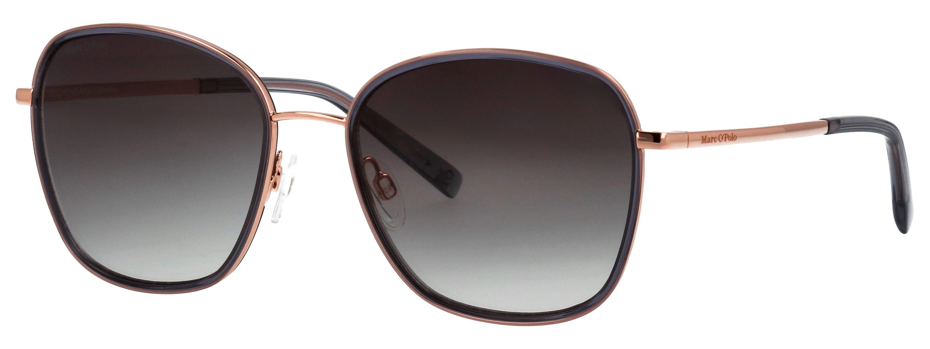 Marc O'Polo Sonnenbrille Modell 508000 Form Butterfly, Logoschriftzug auf Bügel, Kombifassung
