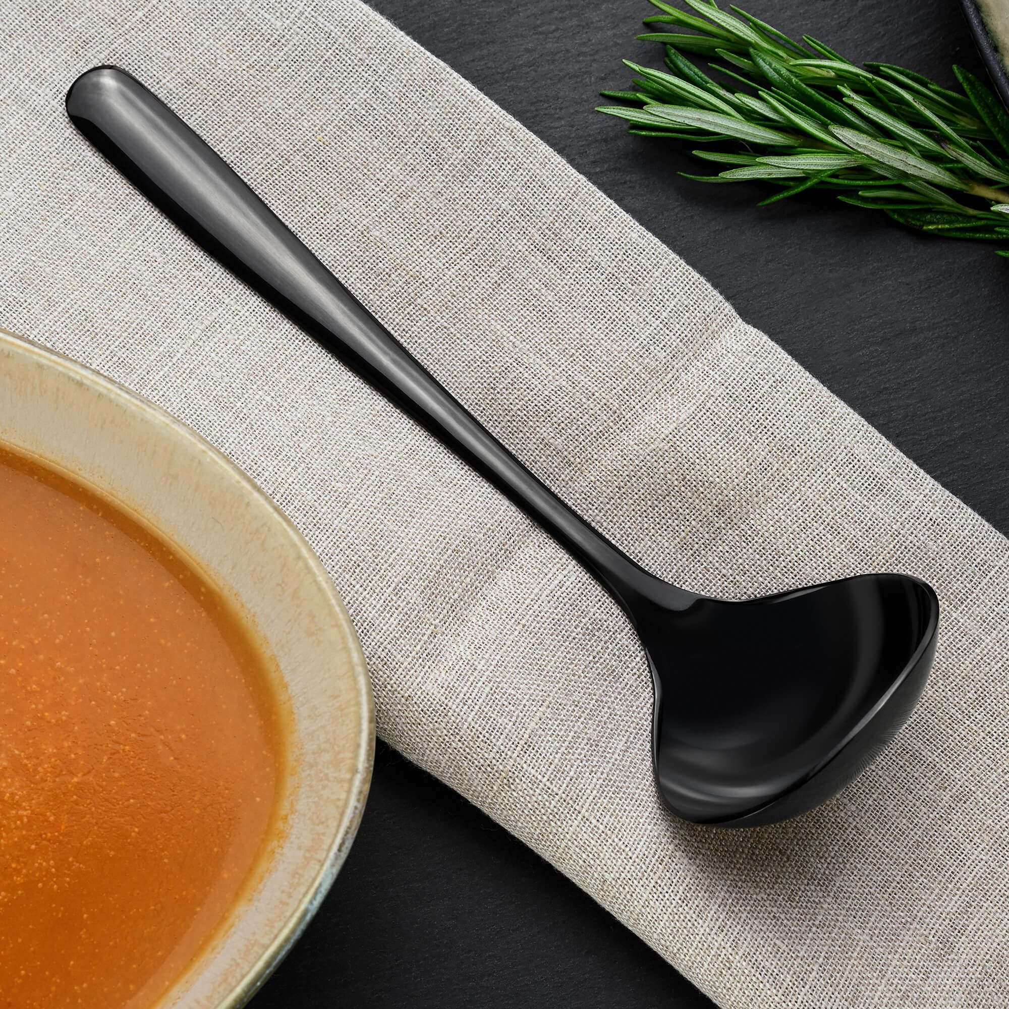 GRÄWE Vorlegebesteck GRÄWE Saucenlöffel, Edelstahl, poliert