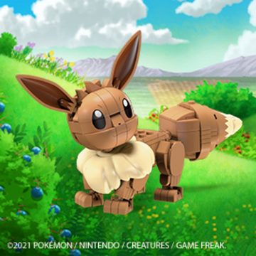 Mattel® Konstruktionsspielsteine Pokémon Build & Show Eevee