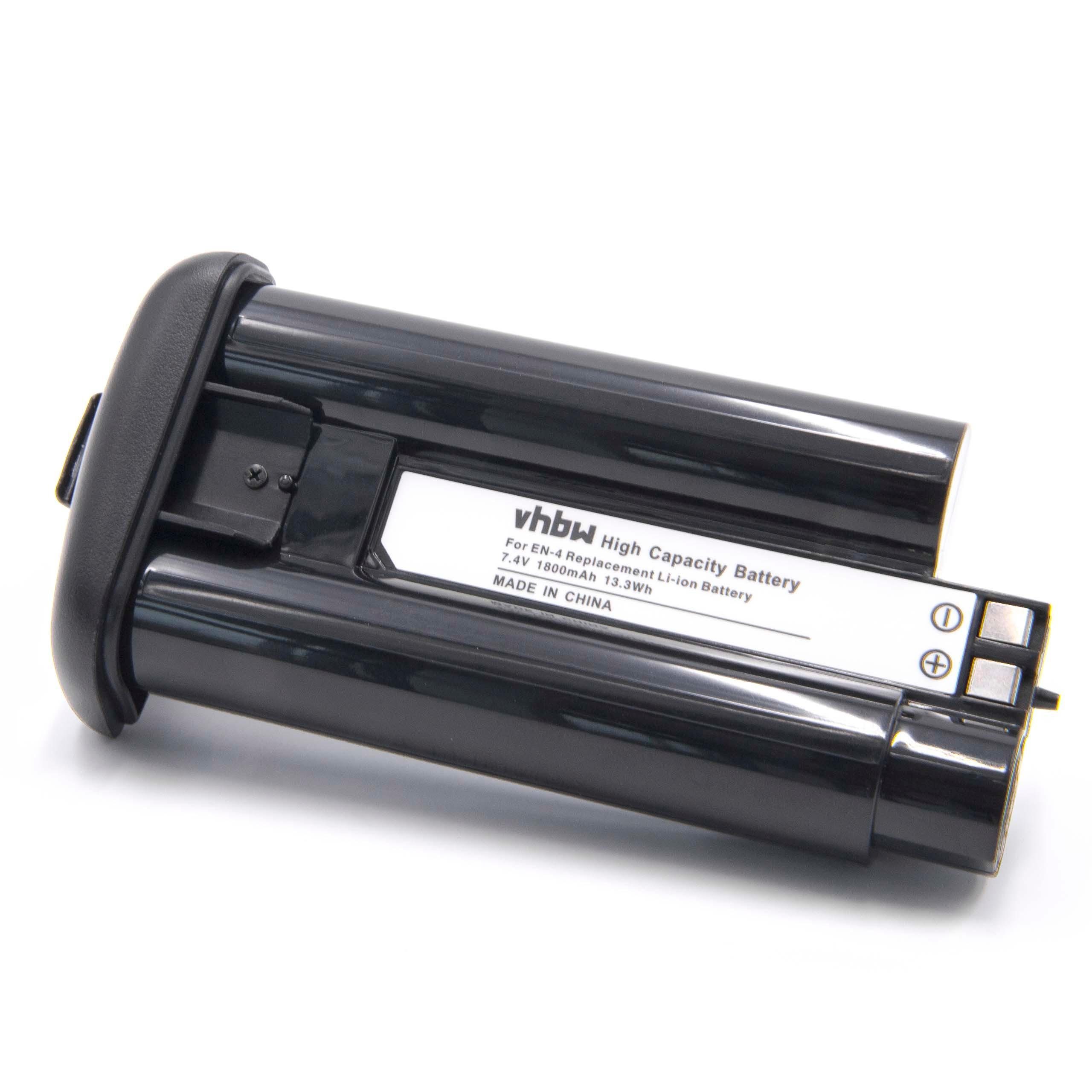 vhbw Ersatz für Nikon EN-4 für Kamera-Akku Li-Ion 1800 mAh (7,2 V)