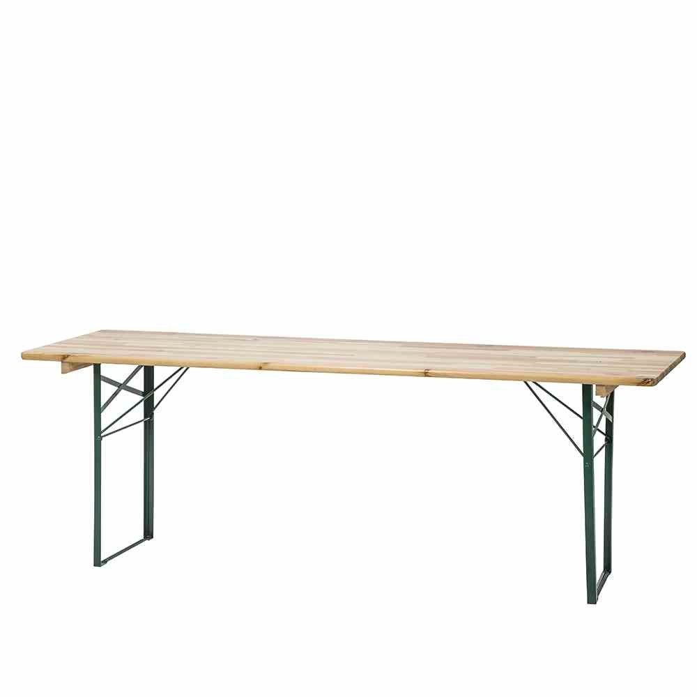 Gartentrends Bierzeltgarnitur Festzeltgarnitur, in Kiefer - 220x78x50 (BxHxT)