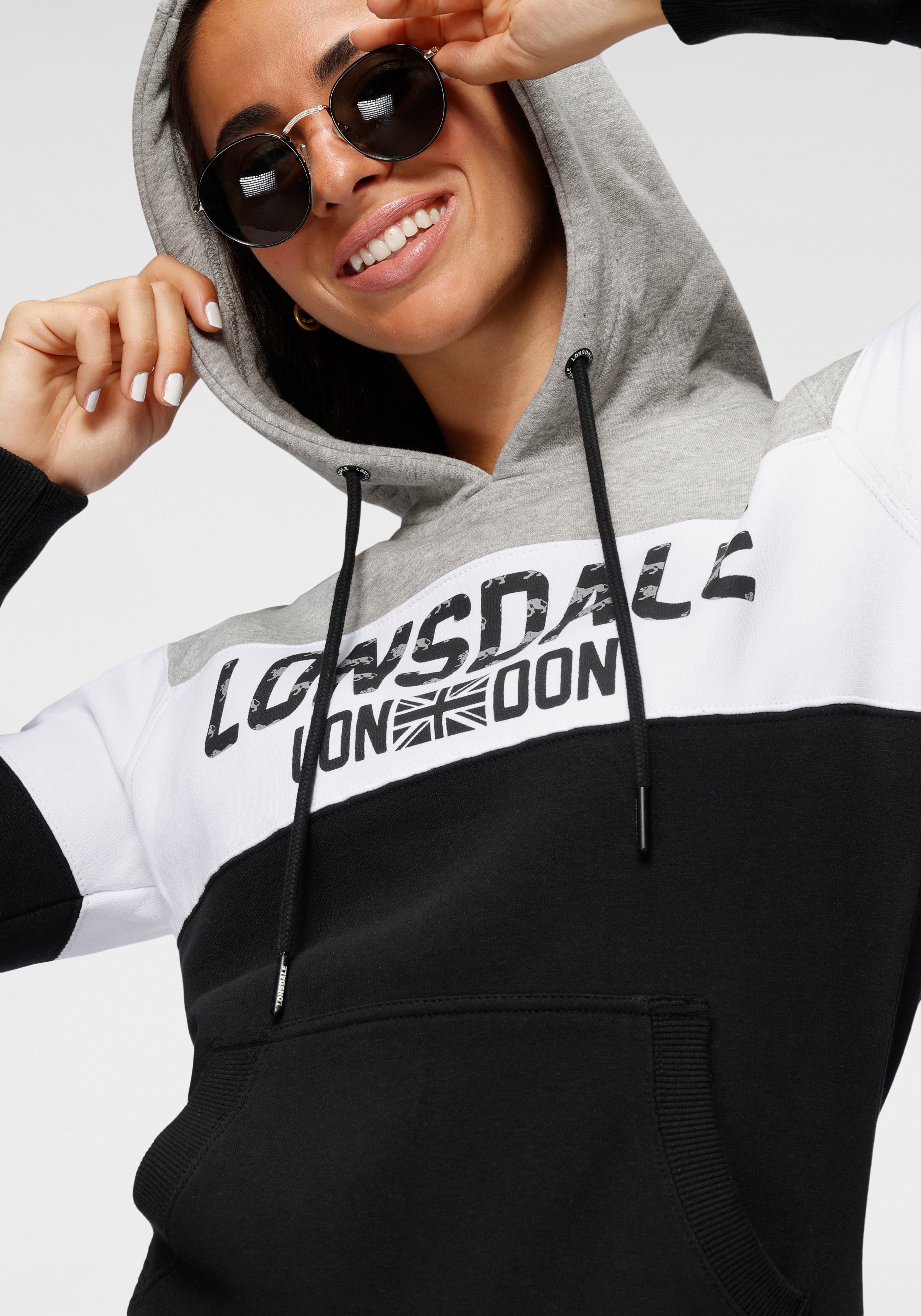 Lonsdale Kapuzensweatshirt PENBRYN – Bild 3 von 5