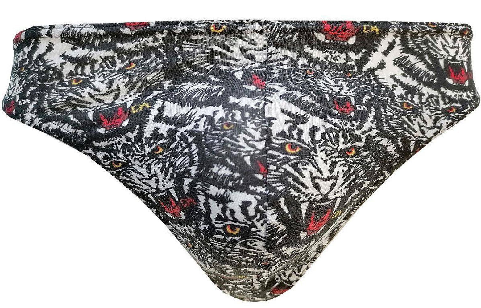 DOREANSE String Herren G-String Modal Tanga mit Tiger-Print 1812 (1-St)