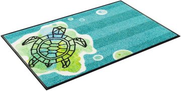 Fußmatte Turtle Splash, wash+dry by Kleen-Tex, rechteckig