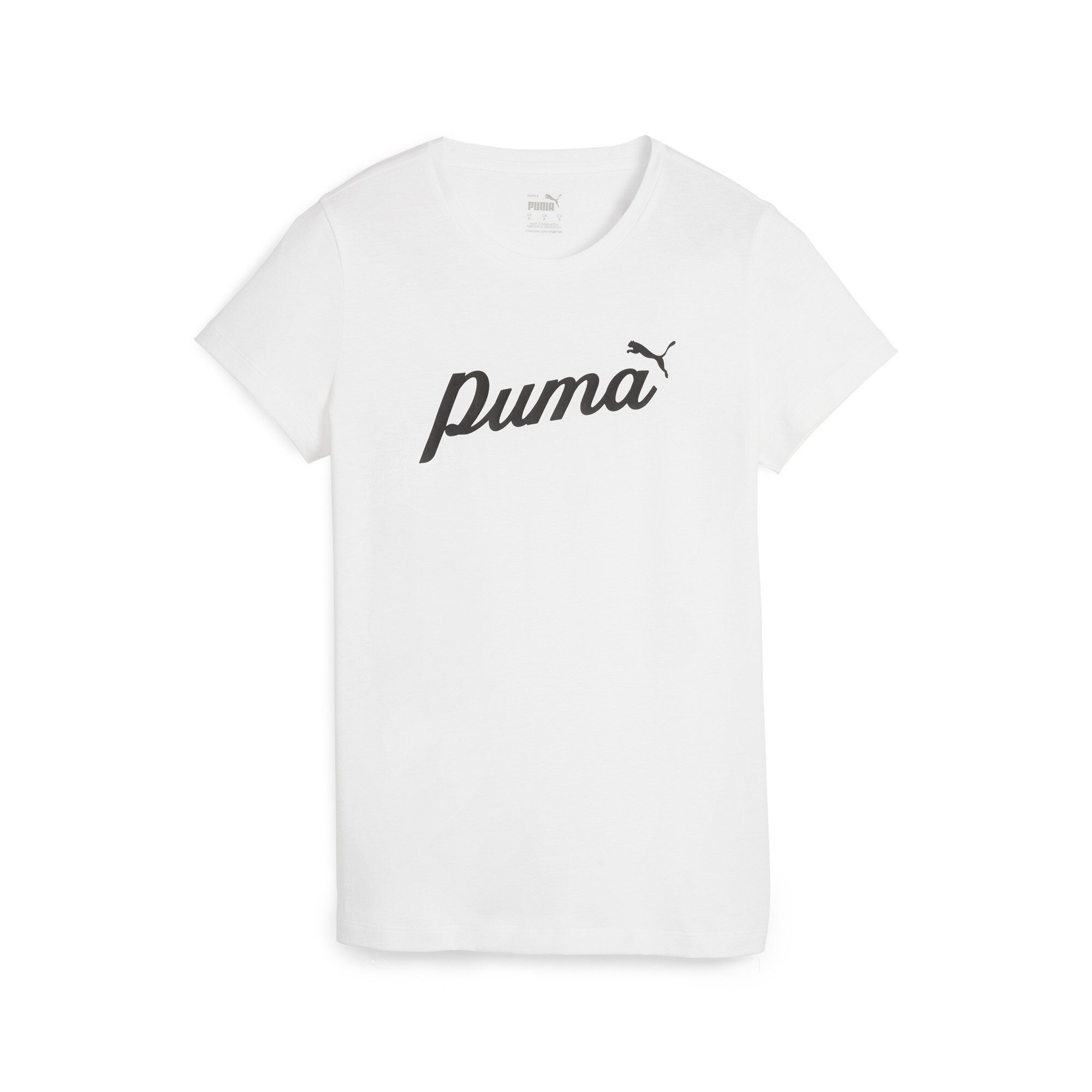 PUMA T-Shirt ESS+ SCRIPT TEE reguläre Passform, Kurzarmdesign, mit Print-Ap günstig online kaufen