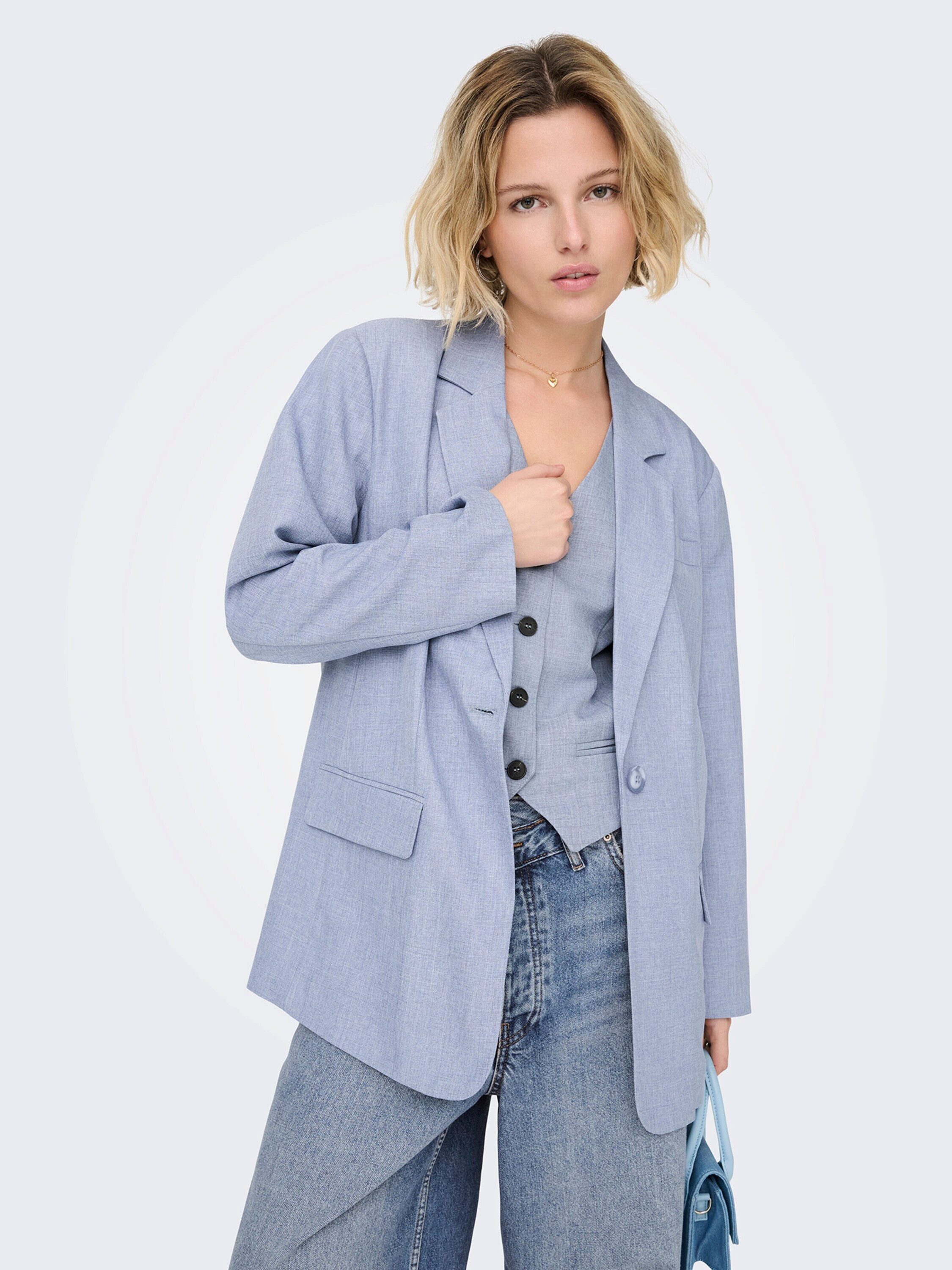 ONLY Kurzblazer ONLLinda (1-tlg) Plain/ohne Details
