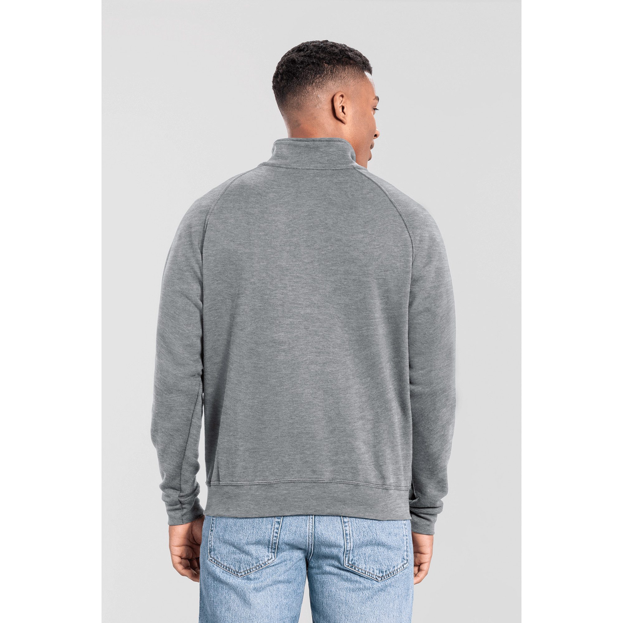 Fruit of the Loom Sweatshirt Iconic Premium Zip Neck Sweat – Bild 4 von 5