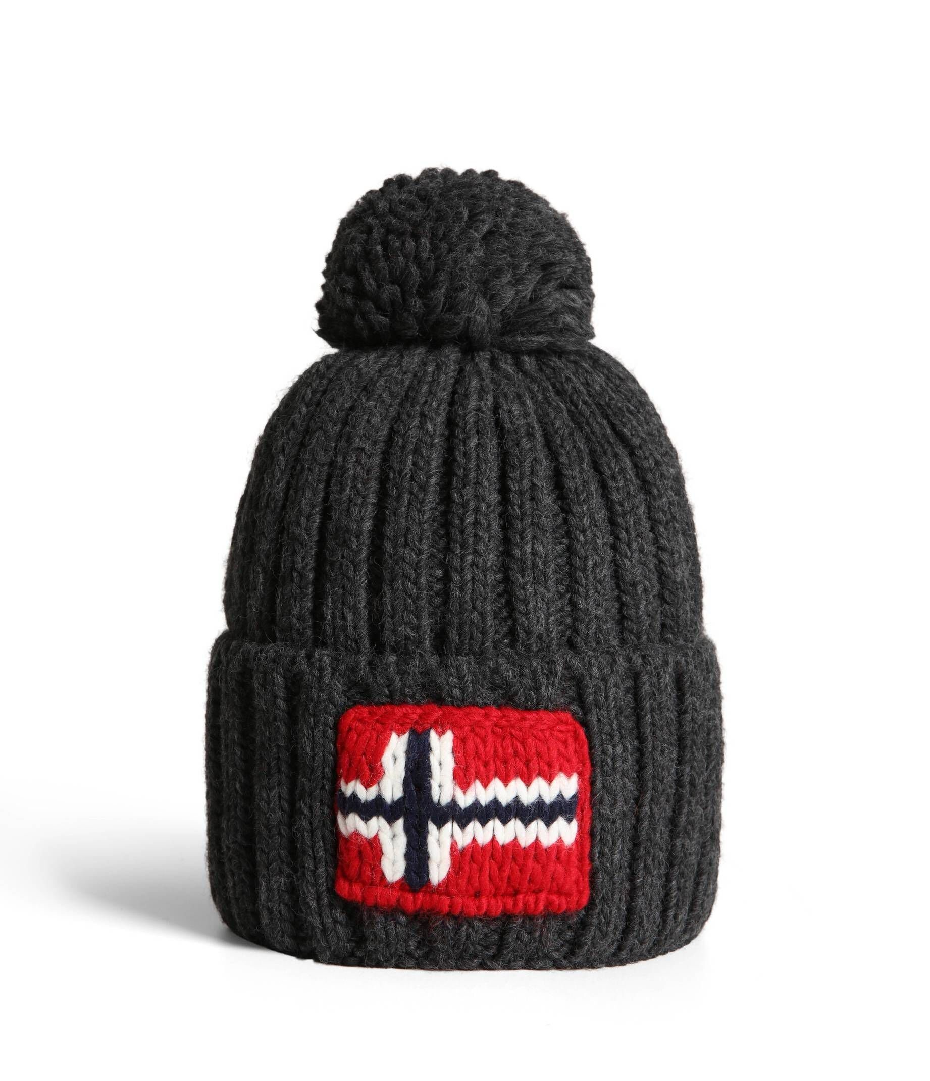 Napapijri Strickmütze Herren Beenie SEMIRUY 5 anthrazit (14)