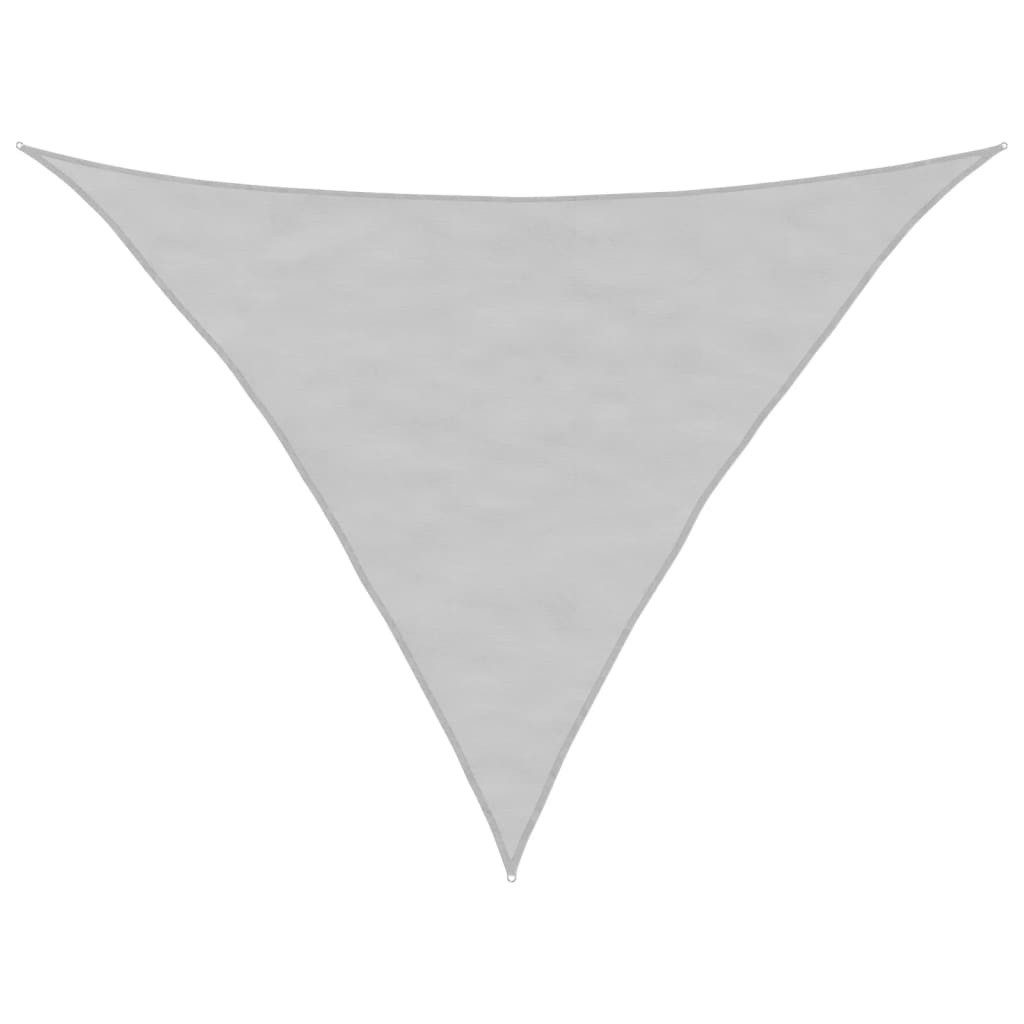 vidaXL Sonnensegel Sonnensegel Hellgrau 2,5x2,5x3,5 m 100% Polyester Oxford, (1-tlg)