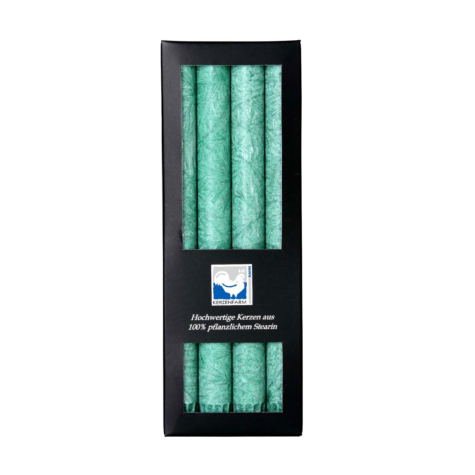 Kerzenfarm Hahn Tafelkerze stabkerze dunkelblau 22x250mm 4er Set 100% stearin