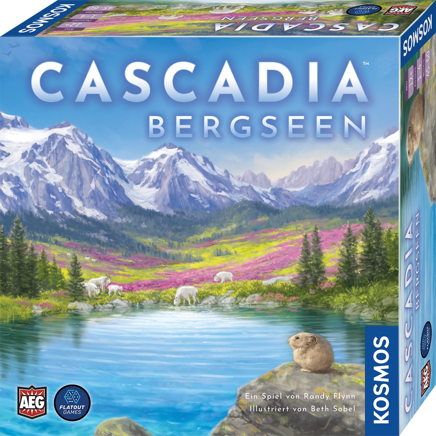 Kosmos Spiel Cascadia Bergseen, Gesellschaftsspiel