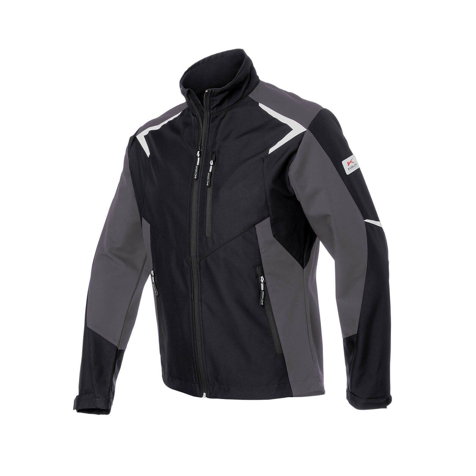 Softshelljacke Kübler Bodyforce Softshell Jacke schwarz/anthrazit