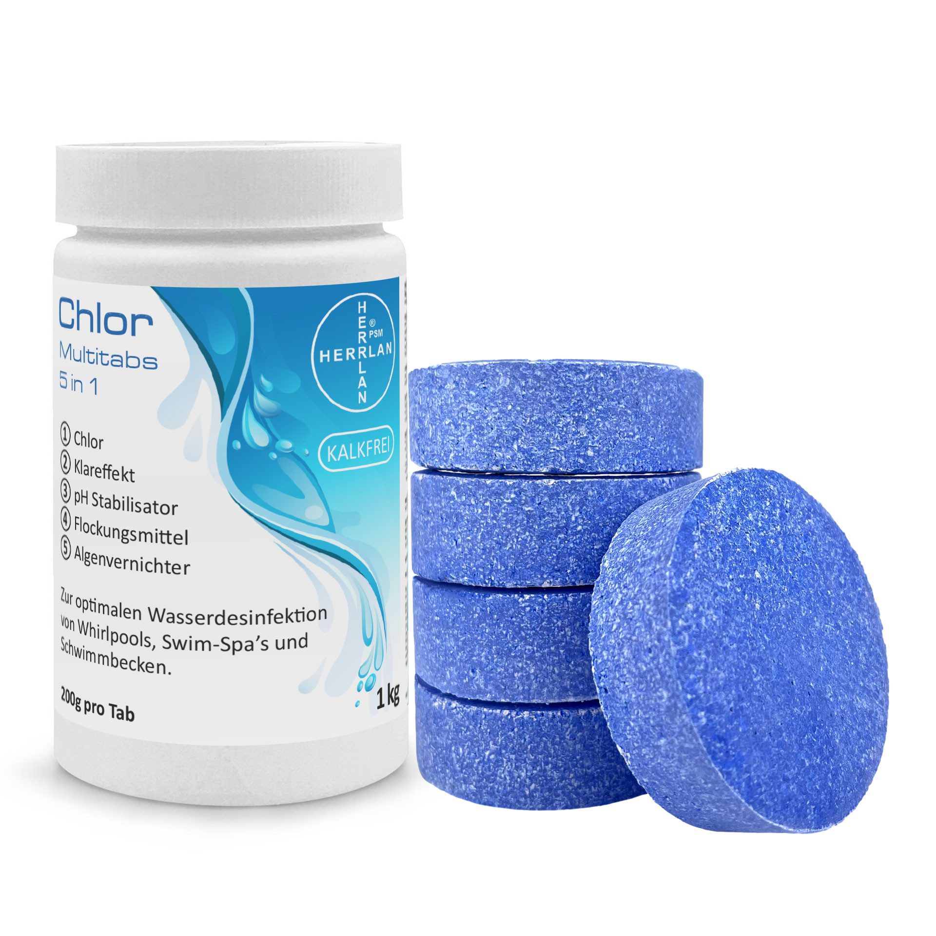 HERRLAN Chlortabletten Multitabs 5 in 1, günstig online kaufen