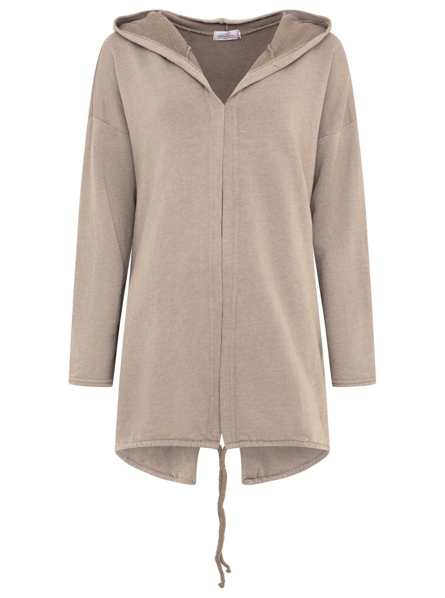 Zwillingsherz Jerseymantel "Positive Mind" mit hohem Baumwollanteil günstig online kaufen