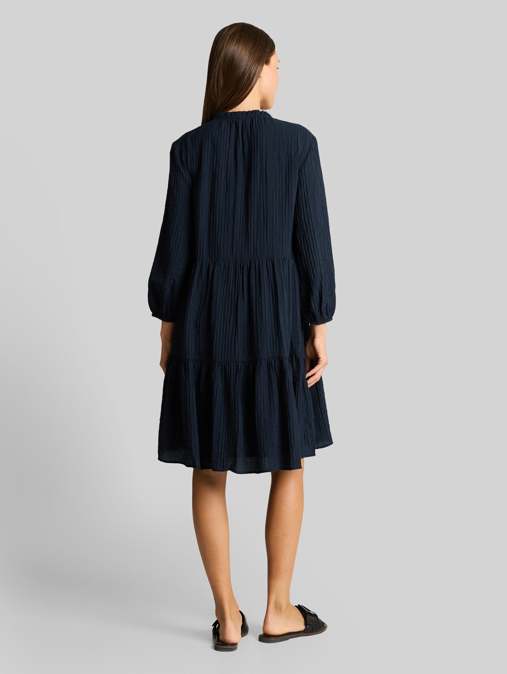 TOM TAILOR Sommerkleid Kleider & Jumpsuits Crinkle Kleid mit Volants