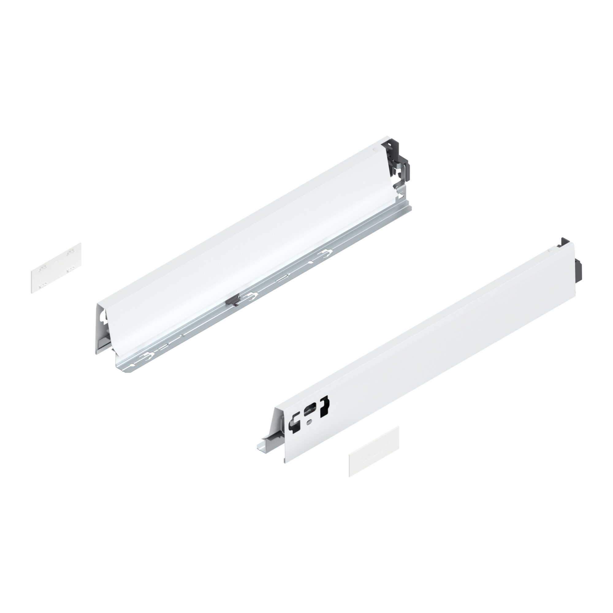 blum Teleskop-Vollauszug Blum TANDEMBOX Zarge, Höhe N 68 mm, NL 450 mm, links/rechts, für TANDE