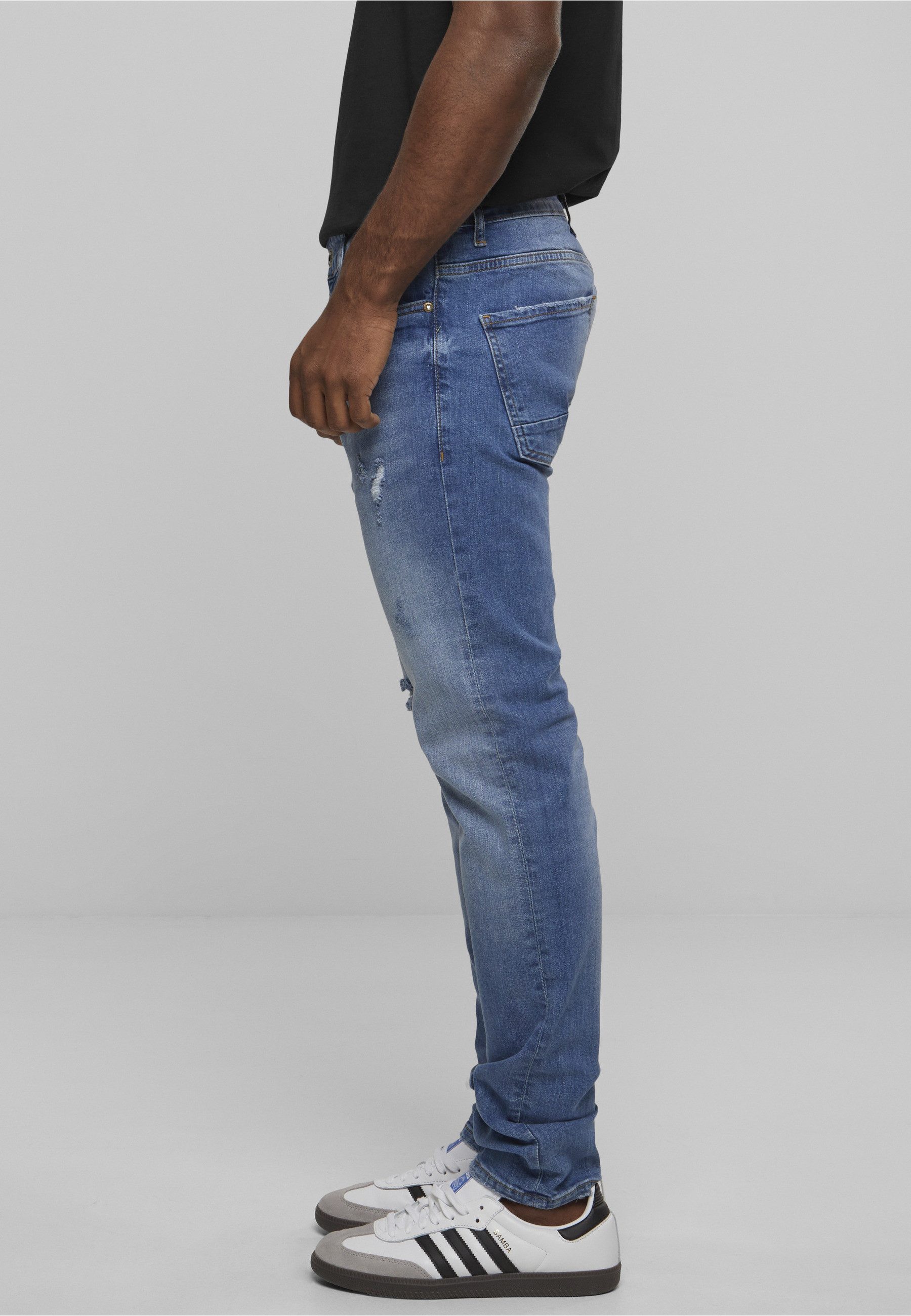 2Y Premium Bequeme Jeans 2Y Premium Herren 2Y Destroyed Slim Fit Jeans
