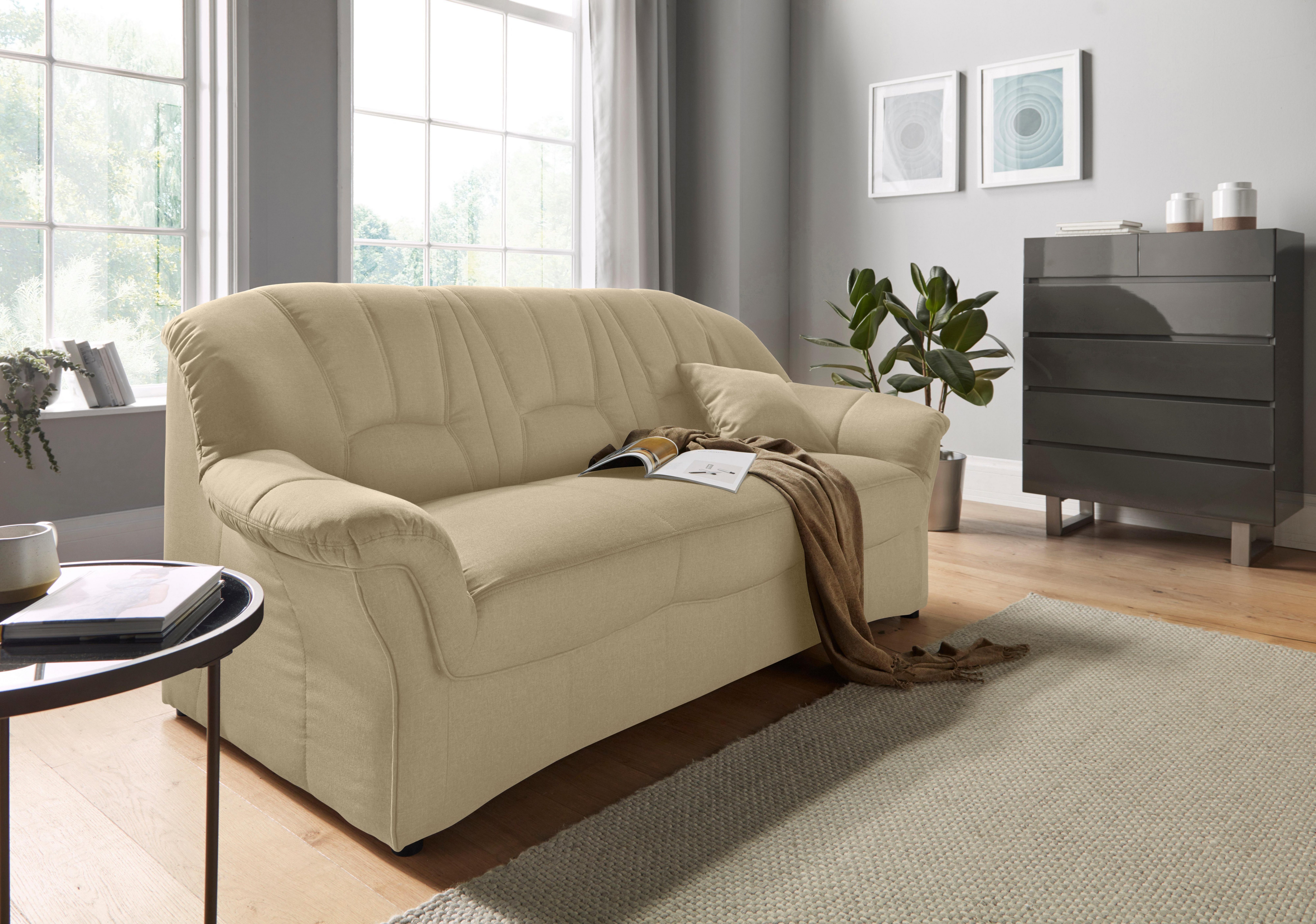 DOMO collection 3-Sitzer Bahia, bequem und komfortabel, zeitloses & elegantes Sofa, inklusive Federkern