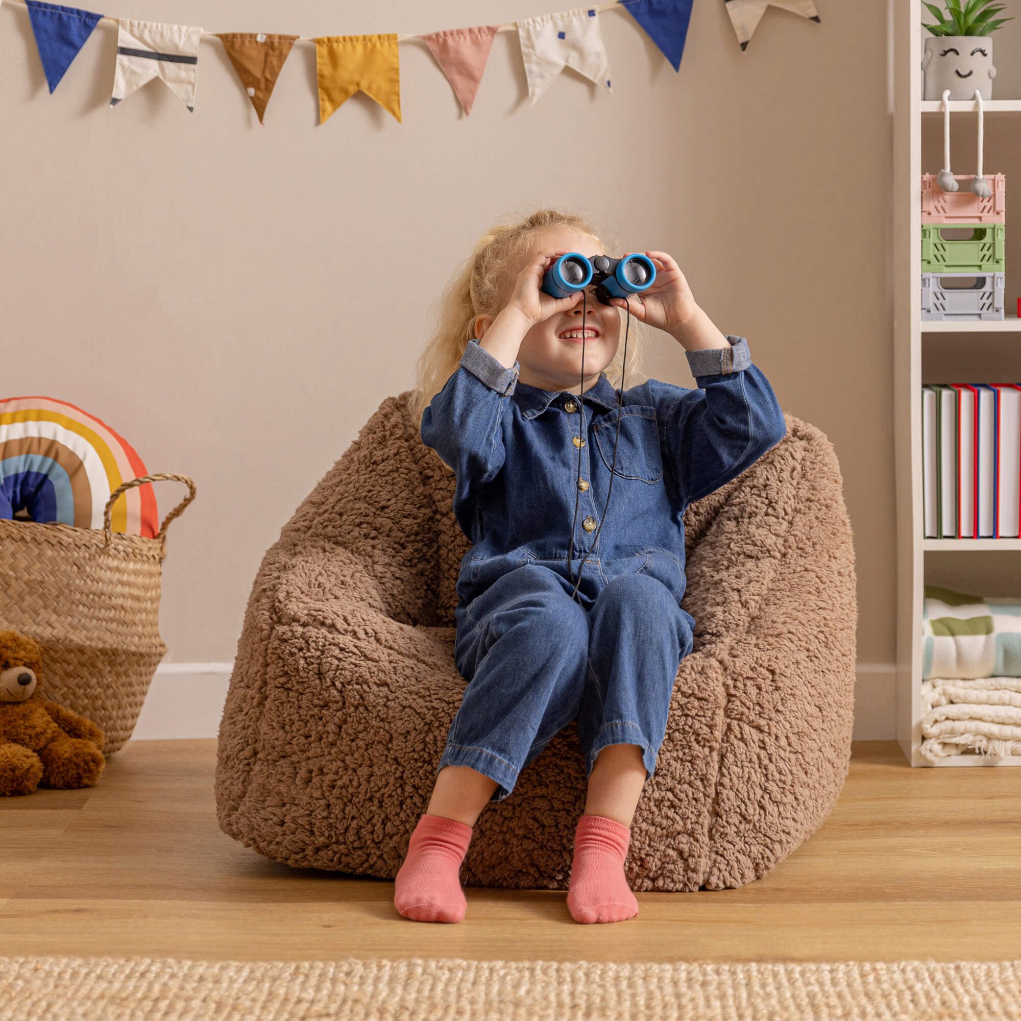 icon Sitzsack Flauschig für Kinder „Teddybär“, günstig online kaufen
