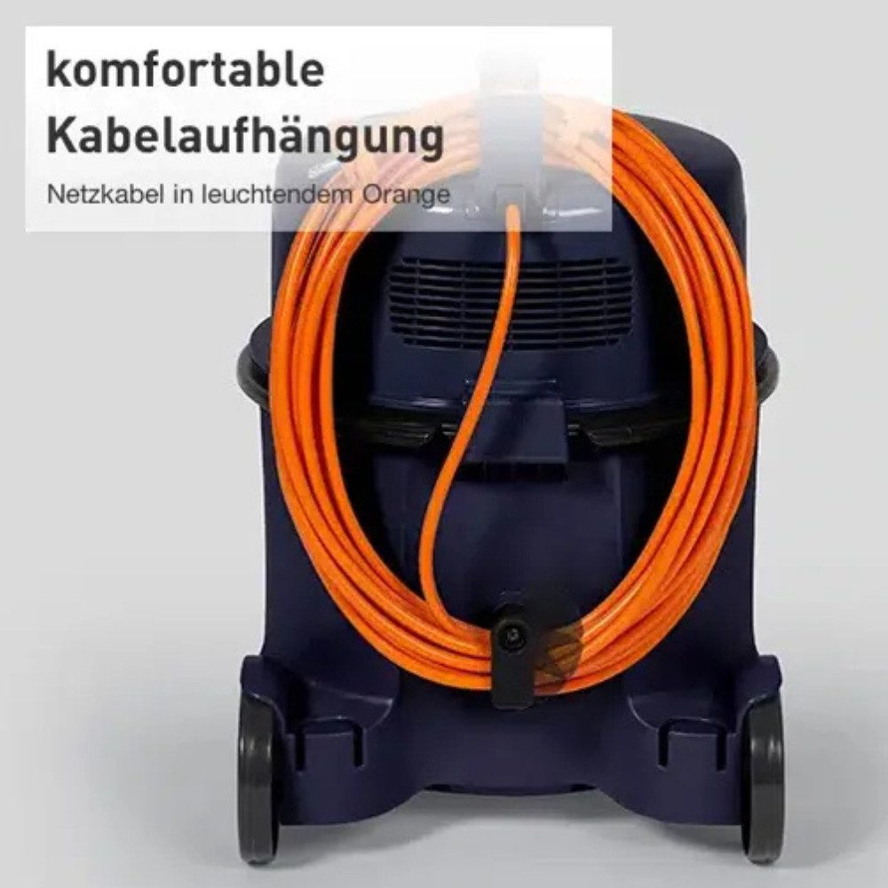 Hitachi Bodenstaubsauger CV-400 PRO DBL, beutellos, 7,5L Tank, HEPA, 13m Radius, 880 W, beutellos, 13 m Aktionsradius, Möbel- und Kantenschutz, 7,5 Liter Staubtank
