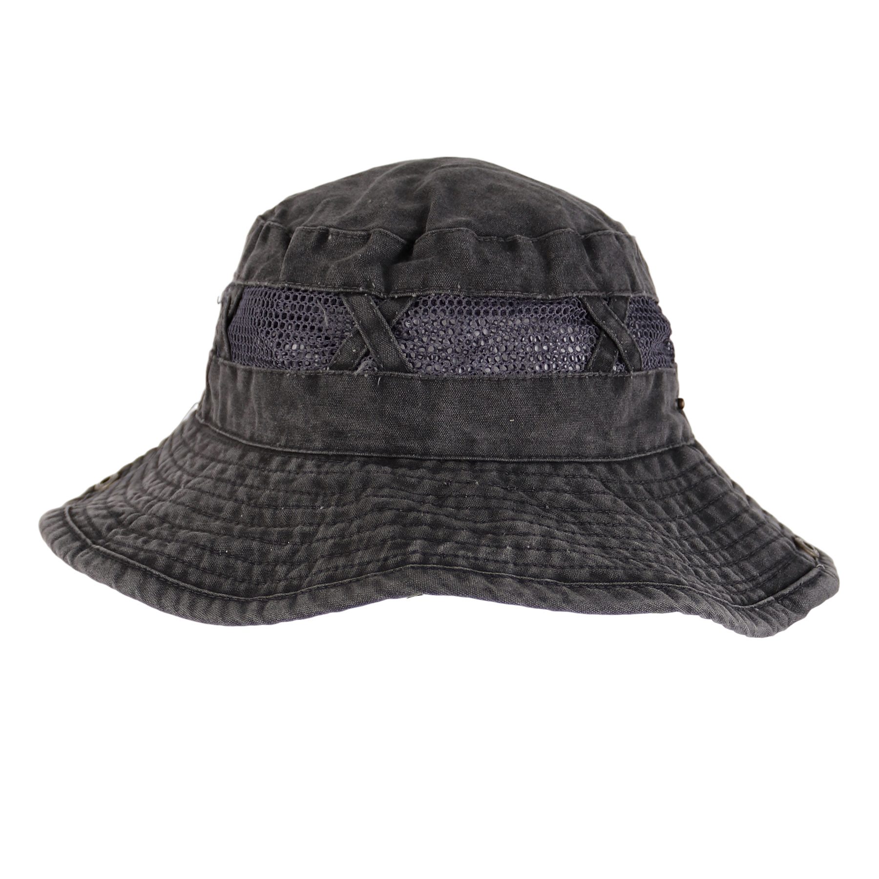 MIRROSI Fischerhut UNISEX mit seitlichen Knöpfen günstig online kaufen