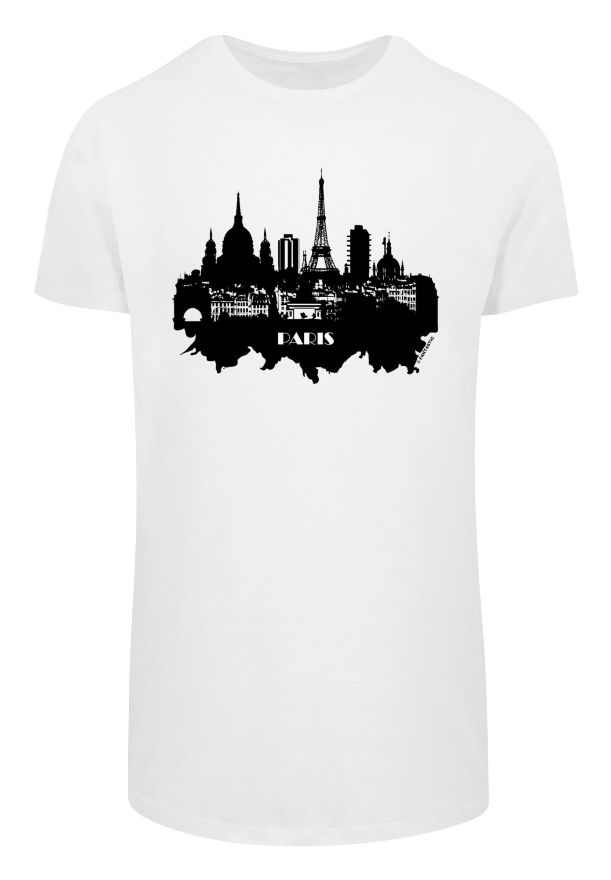 SKYLINE F4NT4STIC LONG PARIS Print weiß T-Shirt TEE