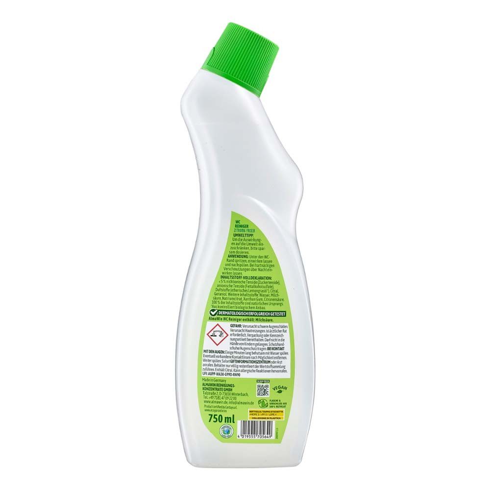 AlmaWin WC-Reiniger "zitronig frisch" Flasche, 0,75 l – Bild 2 von 5