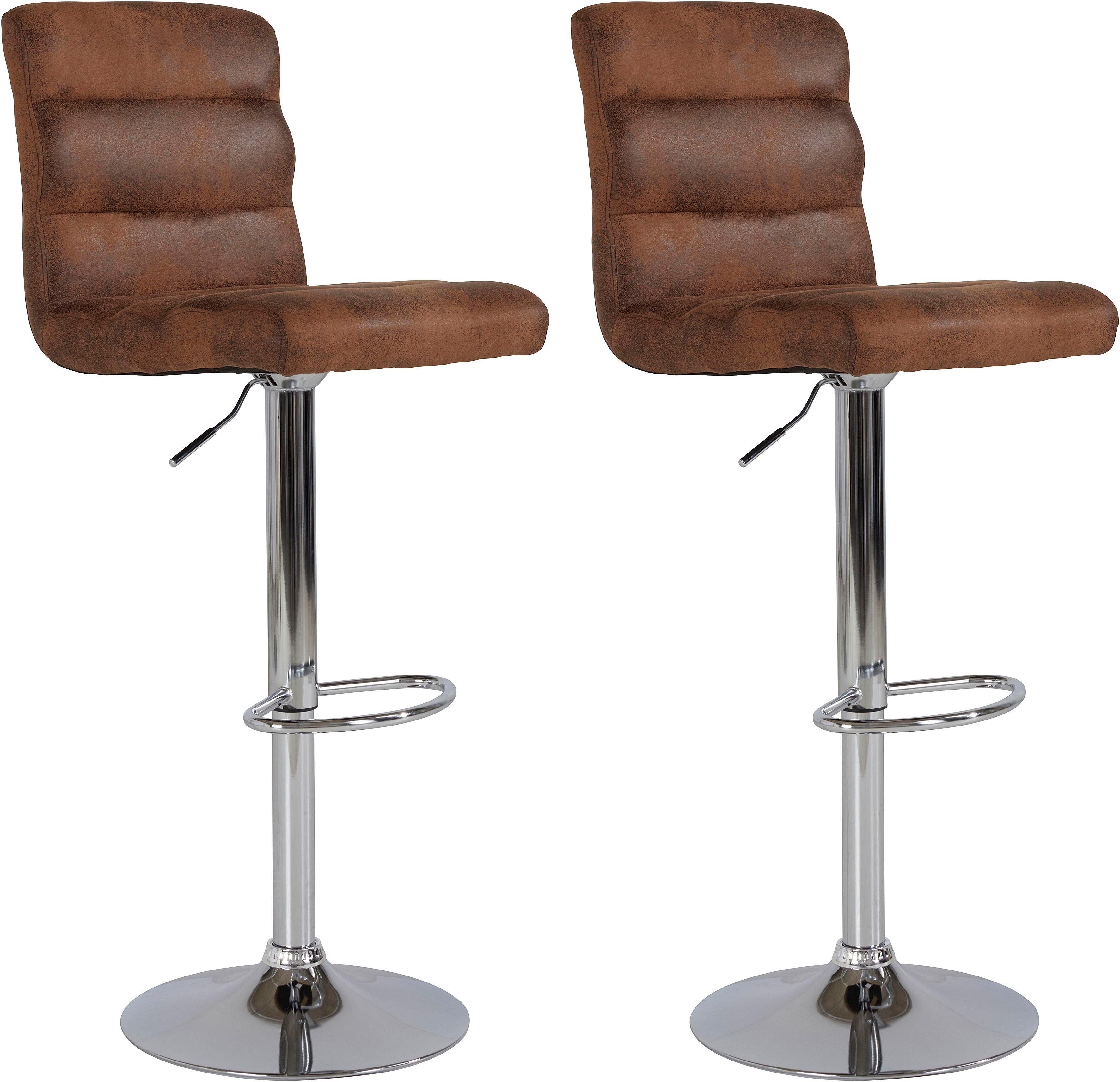 Homexperts Barhocker »Pearl« (2 Stück), Sitzhöhe 98-120 cm - Homexperts