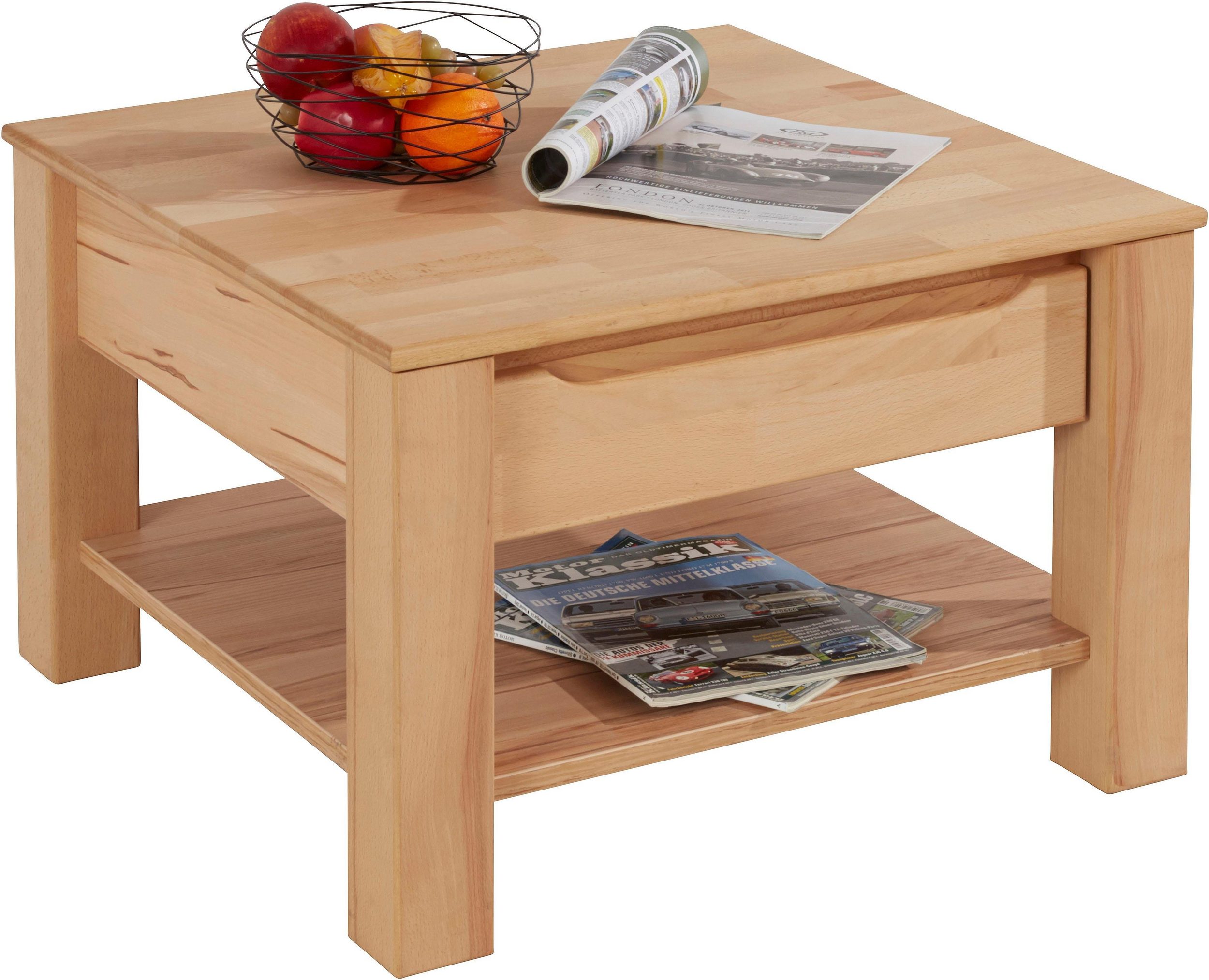 Couchtisch DENIS Breite 70 cm - Kernbuche