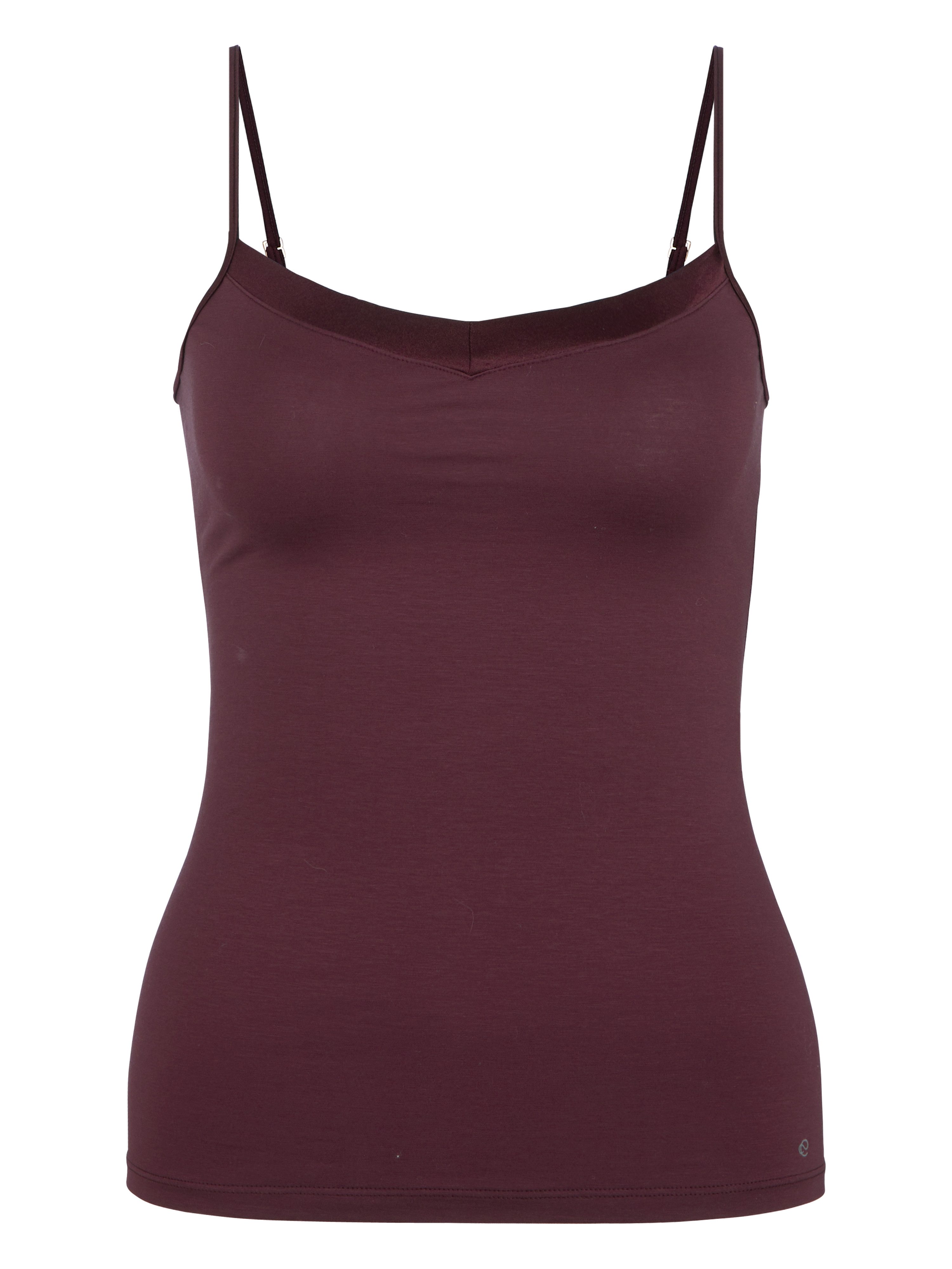 CALIDA Spaghettitop Cate Satin-Einsatz, Single Jersey günstig online kaufen