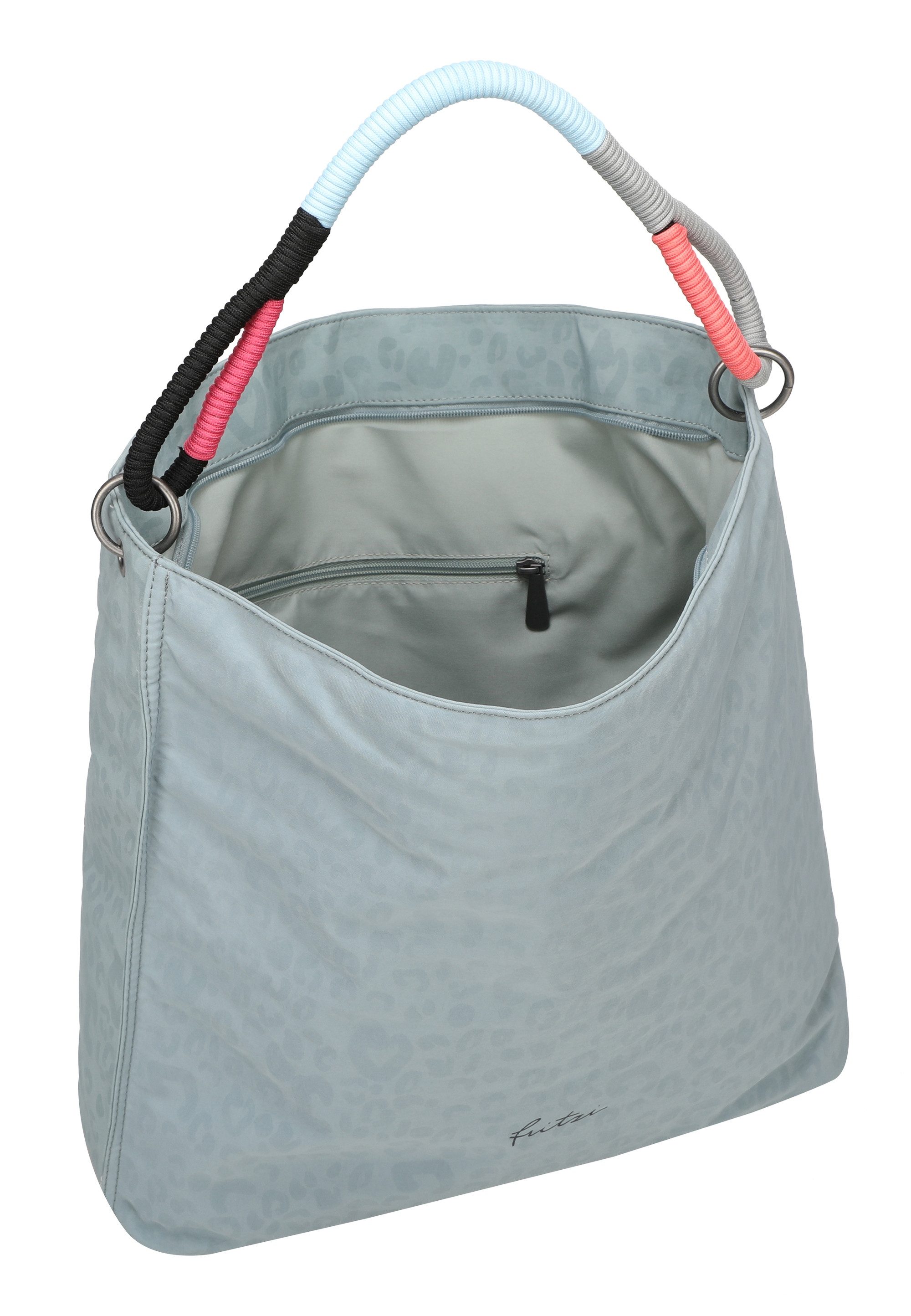 Fritzi aus Preußen Schultertasche Hobo Limited Leo Rainbow, in leichter Nylon-Qualität