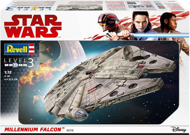 Revell® Modellbausatz »Star Wars, Millennium Falcon«, Maßstab 1:72, Made in Europe