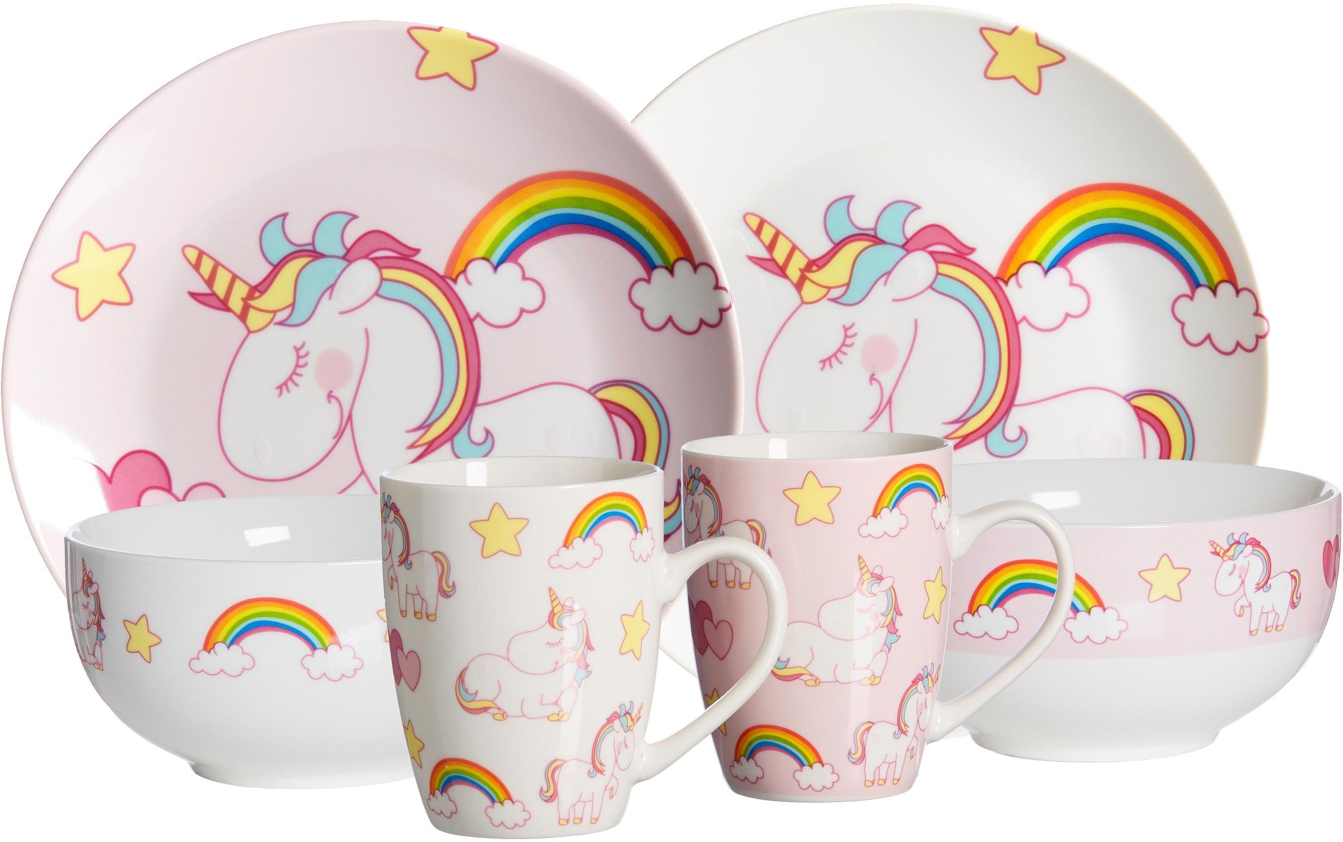 Frühstücks-Set »Unicorn« (6-tlg), Porzellan Frühstücks-Set »Unicorn« (6-tlg), Porzellan