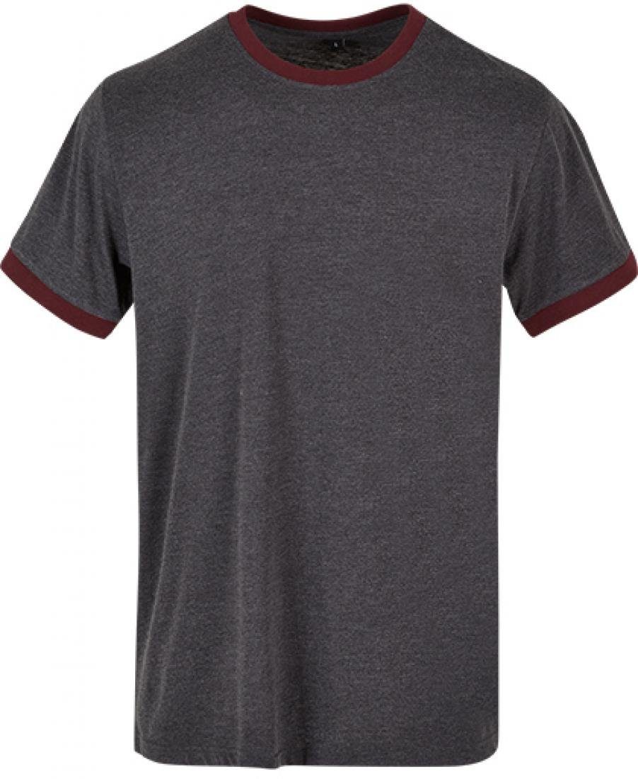 Build Your Brand Rundhalsshirt Herren Ringer günstig online kaufen