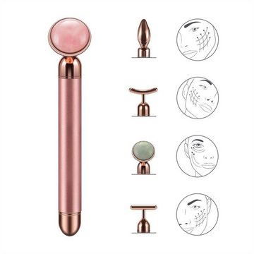 RefinedFlare Massagegerät Gold Stick Beauty Stick V Gesichtsmassagegerät, Beauty-Instrument Rose Crystal Jade