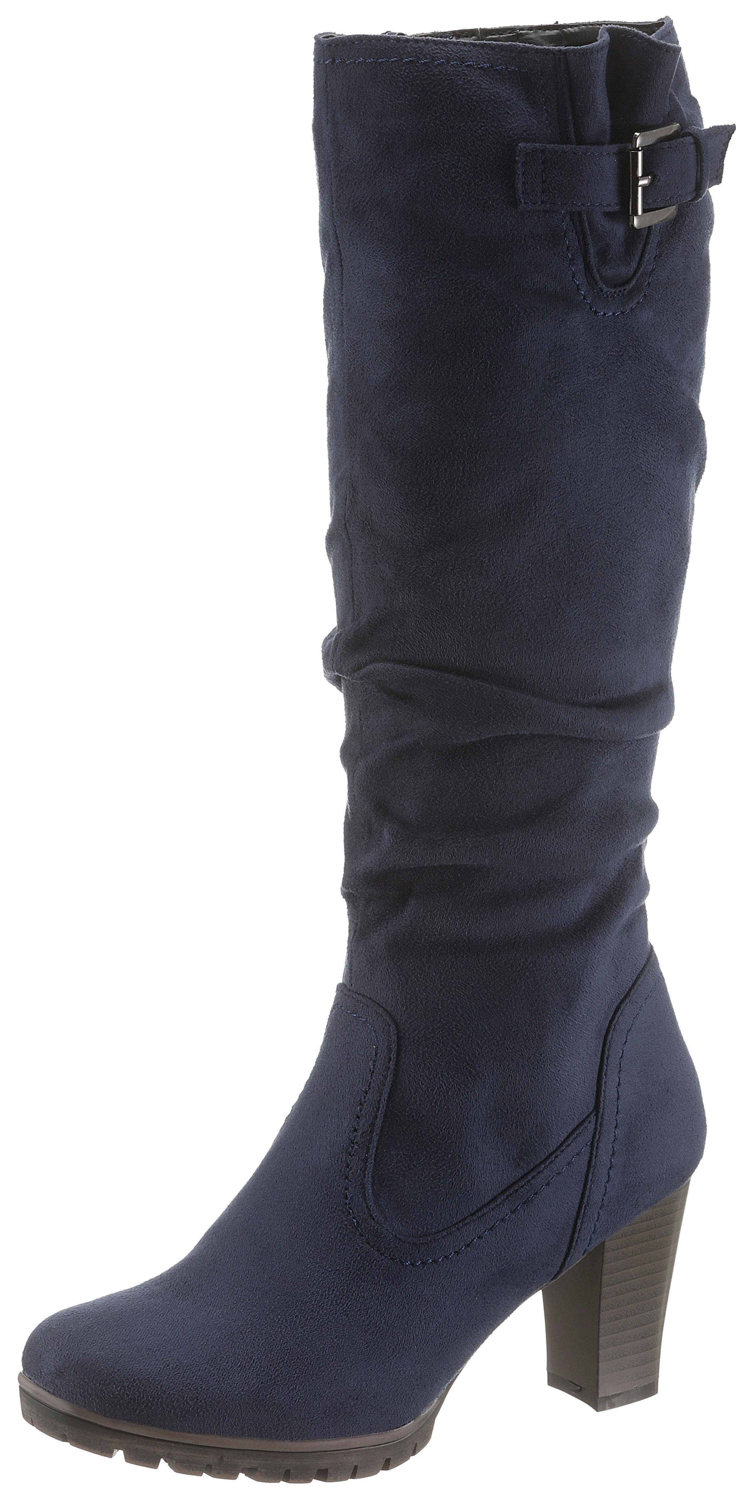 Kniehohe Stiefel Für Frauen - Sexy Stiletto Mit 12cm Absatz - Slouchy Design Mit Seitenzip