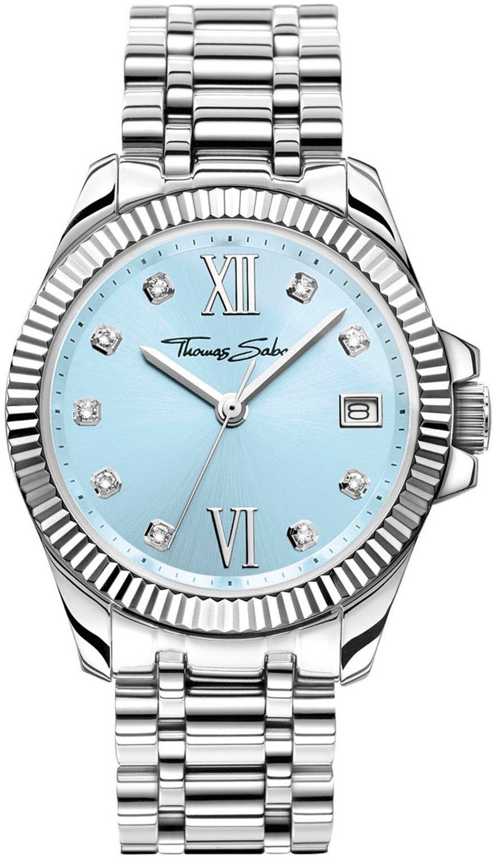 THOMAS SABO Quarzuhr DIVINE WA0405-201-209-33 MM, Armbanduhr,Damenuhr,Miner günstig online kaufen